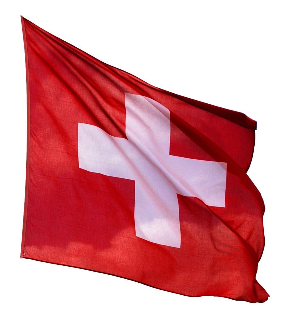 The Swiss flag