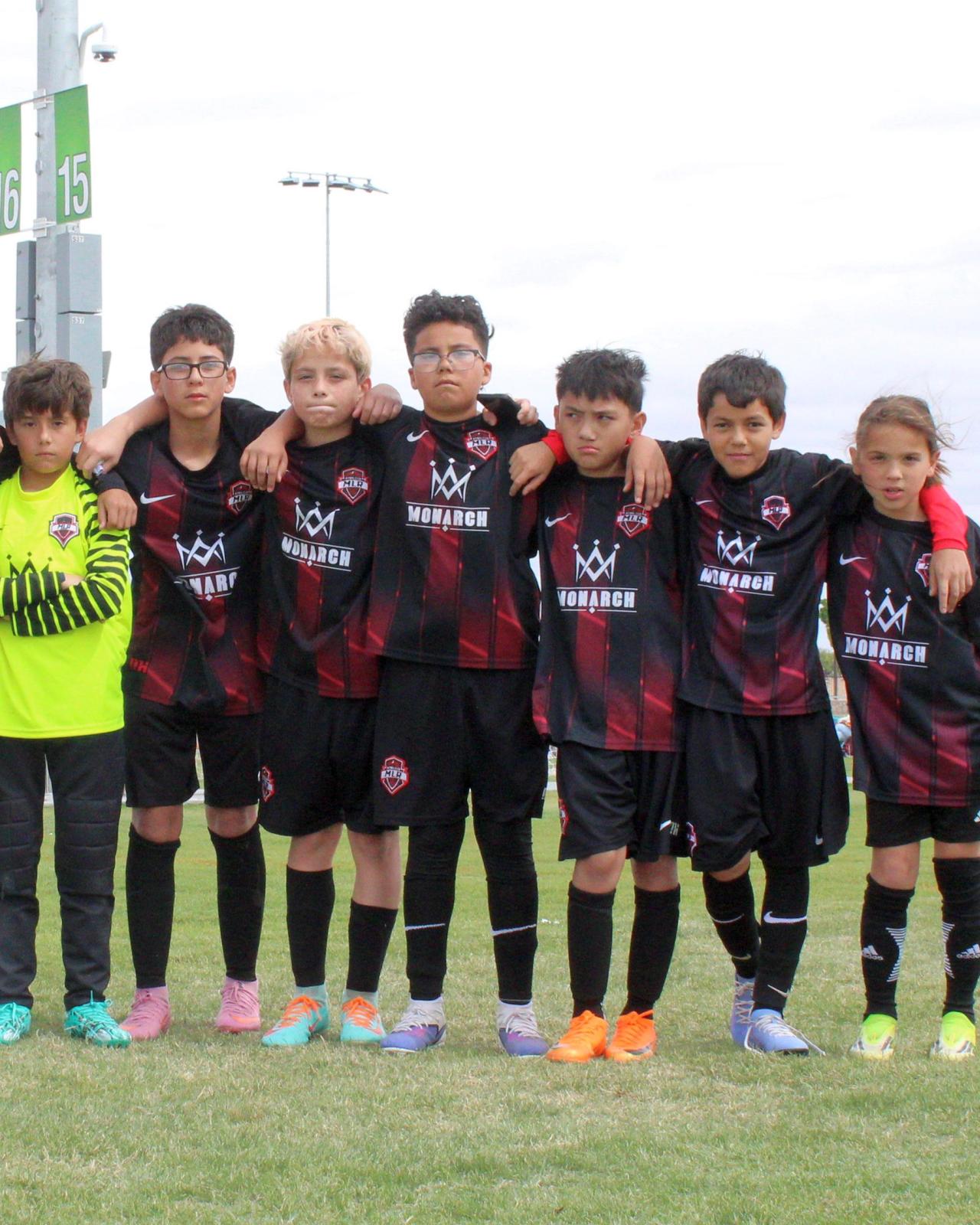 MLR FC boys team lined up at the 2026 Copa de Campeones