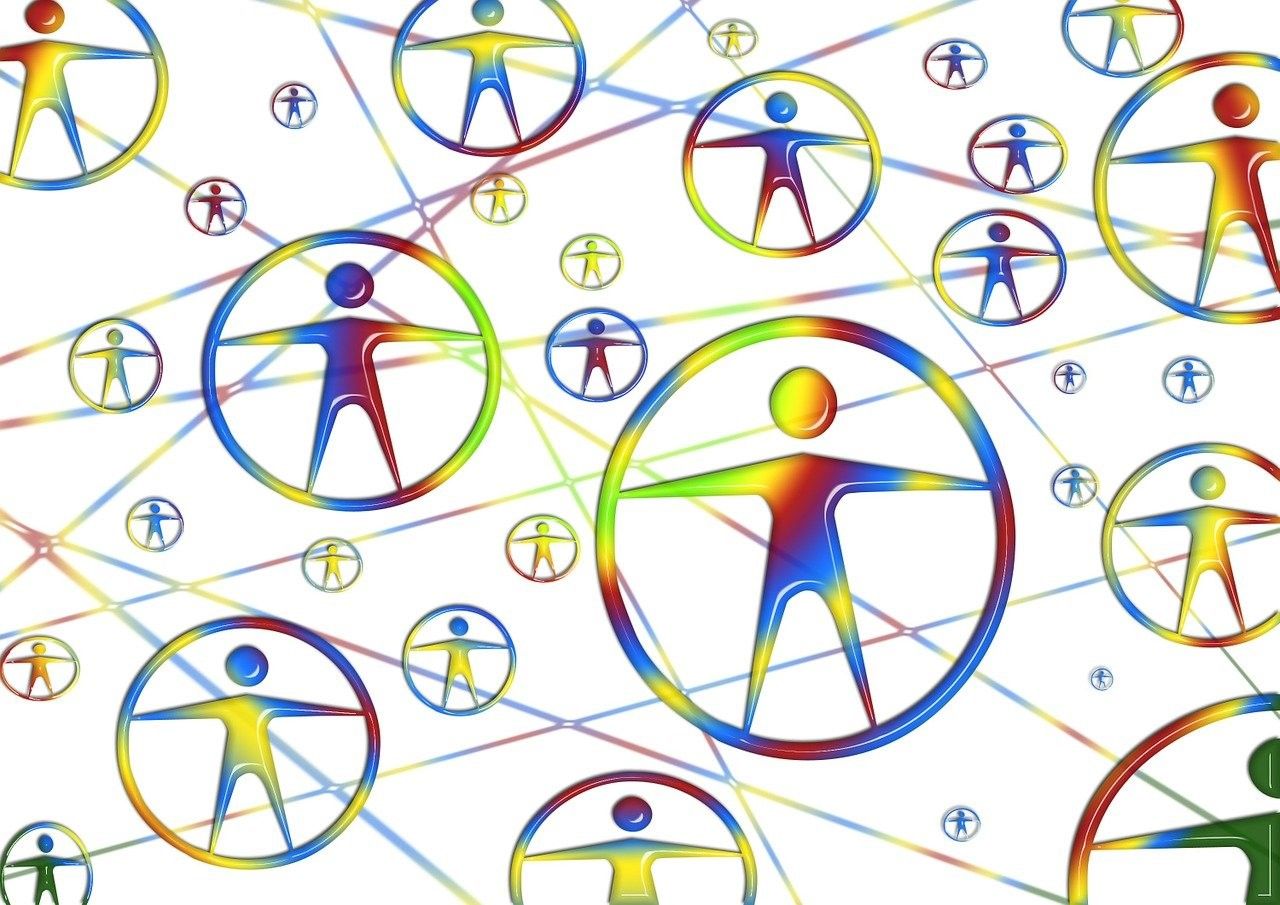 People connecting and engaging in social interaction, representing social brilliance and maturity