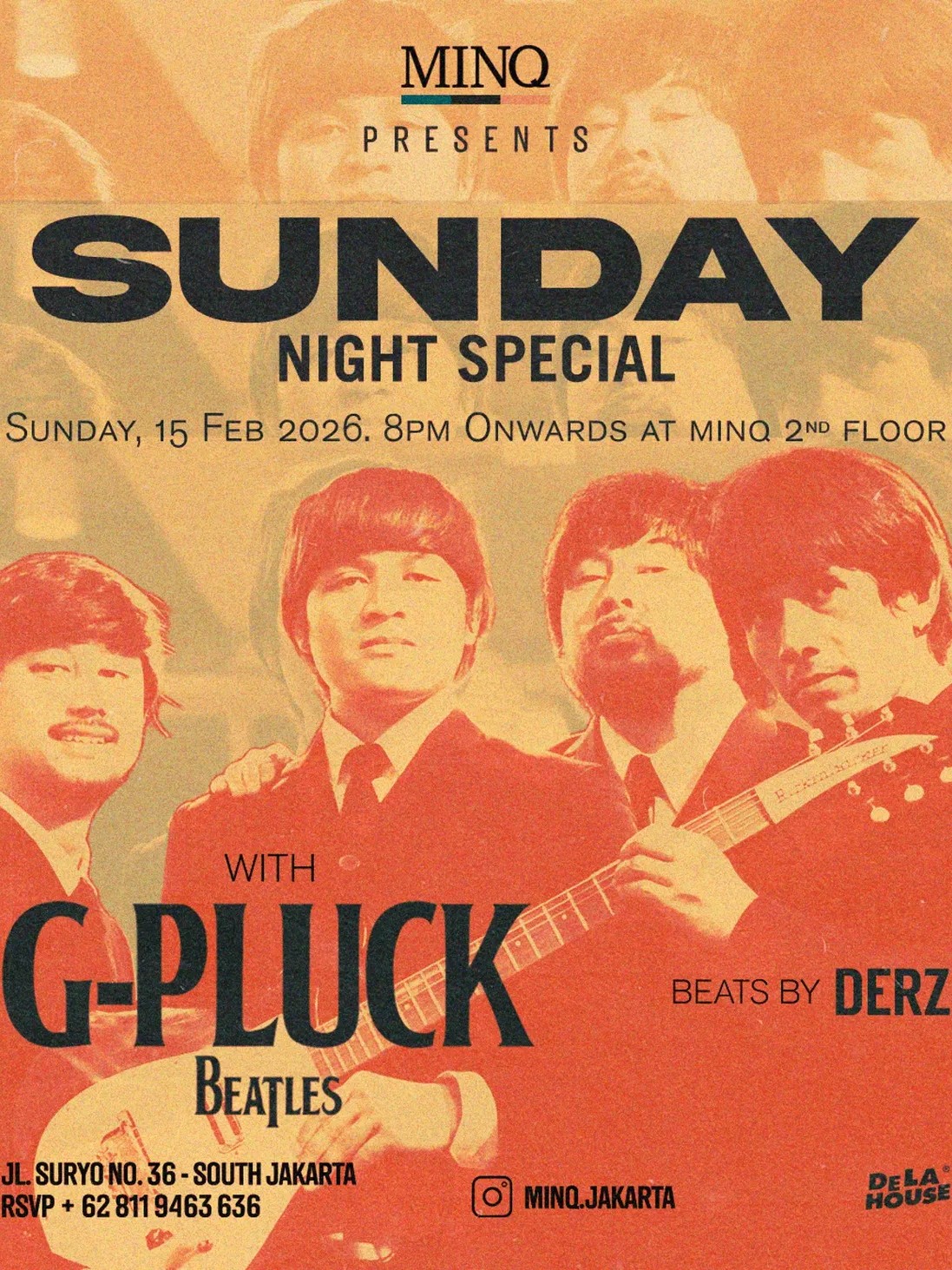 MINQ Presents: SUNDAY NIGHT SPECIAL Featuring G-PLUCK Beats by DERZ
