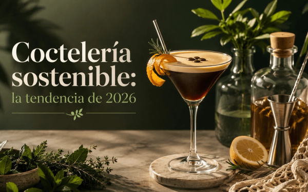 Coctelería sostenible: la tendencia de 2026