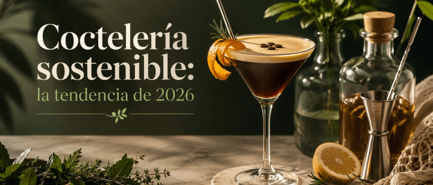 Coctelería sostenible: la tendencia de 2026