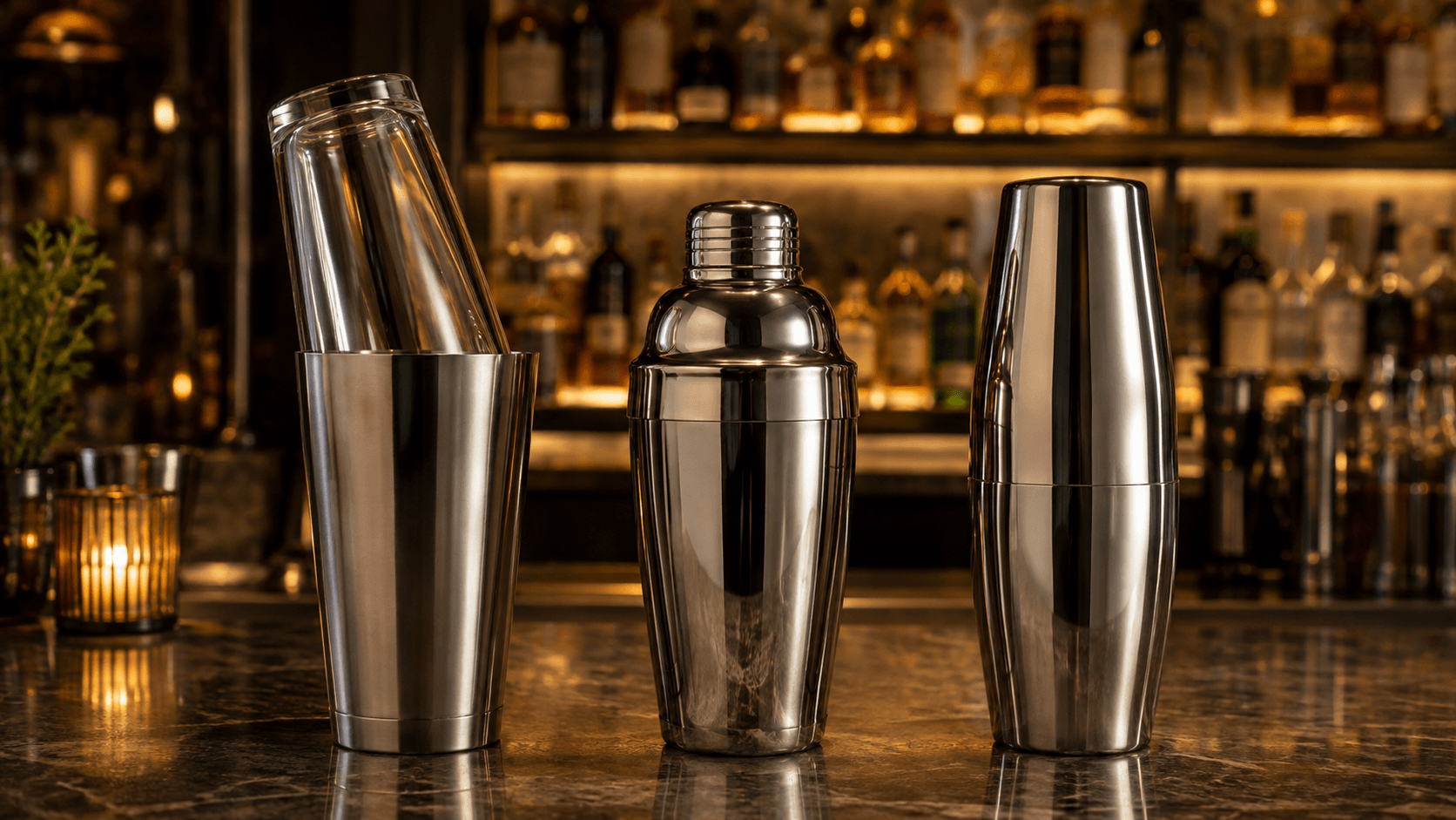 La coctelera: Boston, cobbler y francesa