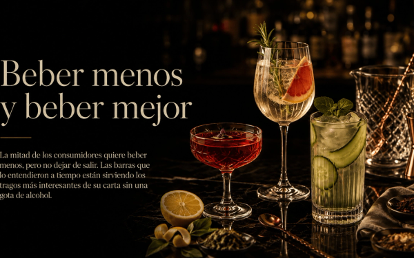 Beber menos y beber mejor