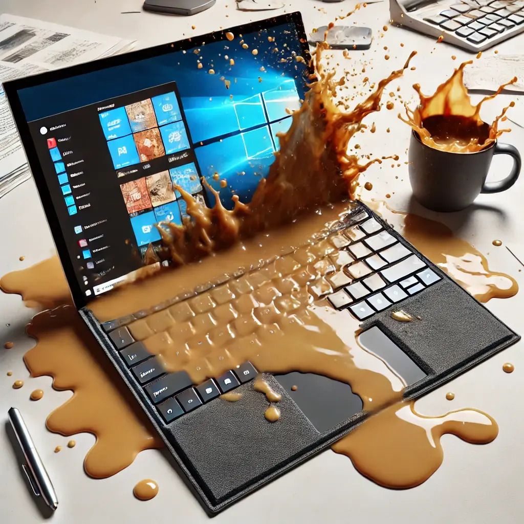 damaged device