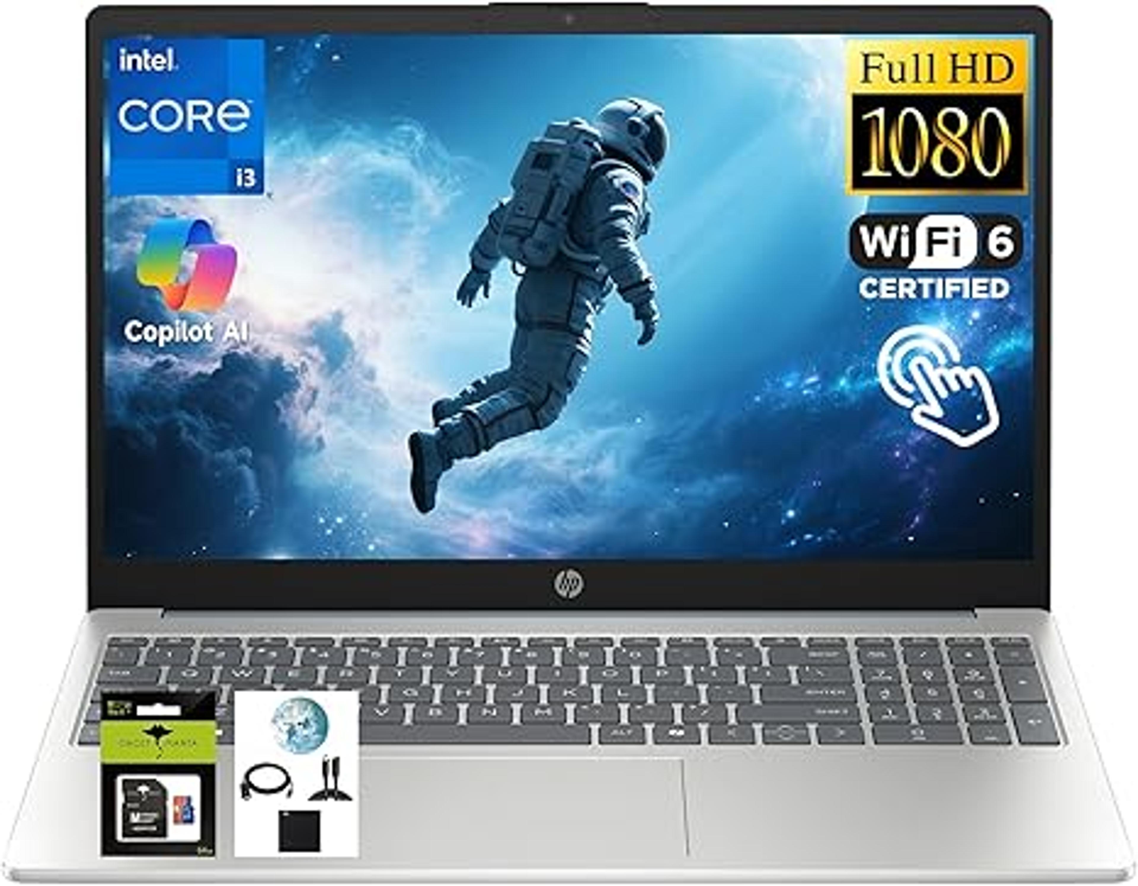 HP 15 Laptop – 15-fd0130wm – Intel Core i3-N305 Processor – 8GB RAM – 256GB SSD – 15.6” FHD IPS Touch Screen Display – Windows 11- 1 Year Warranty.