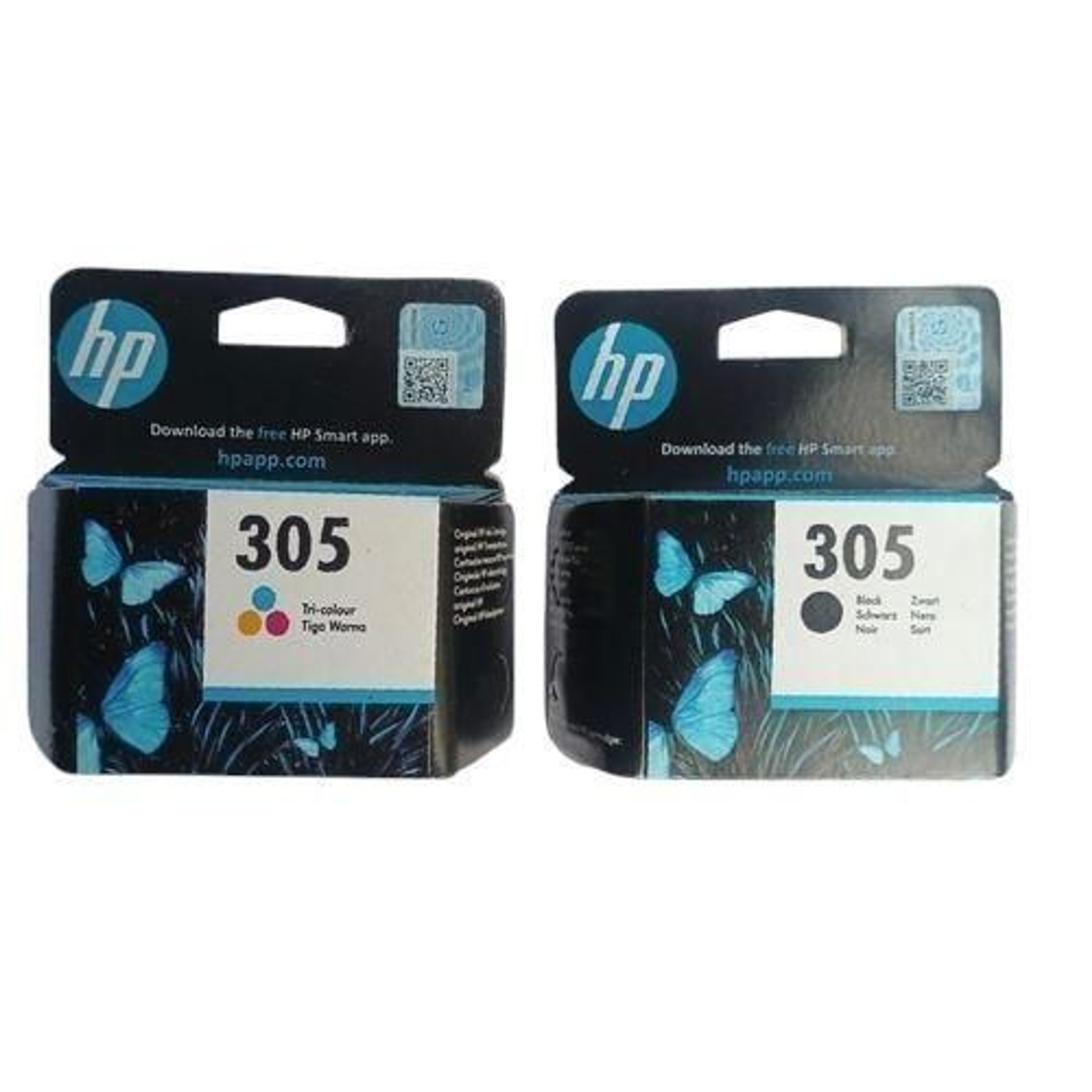 HP 305 Black And Coloured Genuine Ink Cartridge