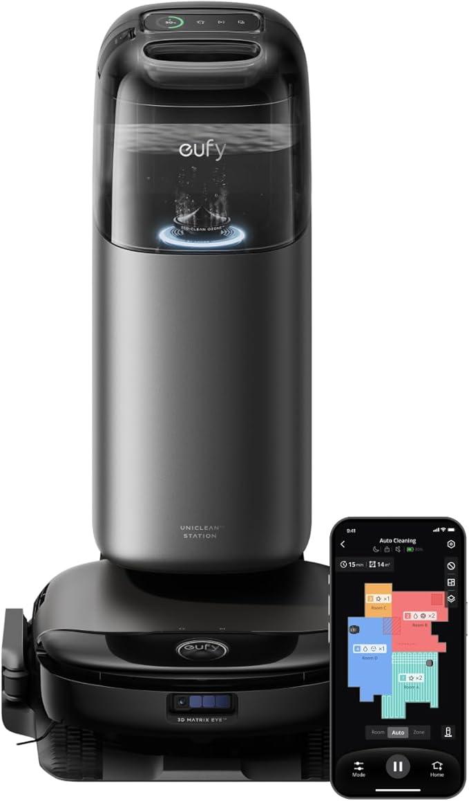EUFY ROBOT VACUUM OMNI S1 BLACK