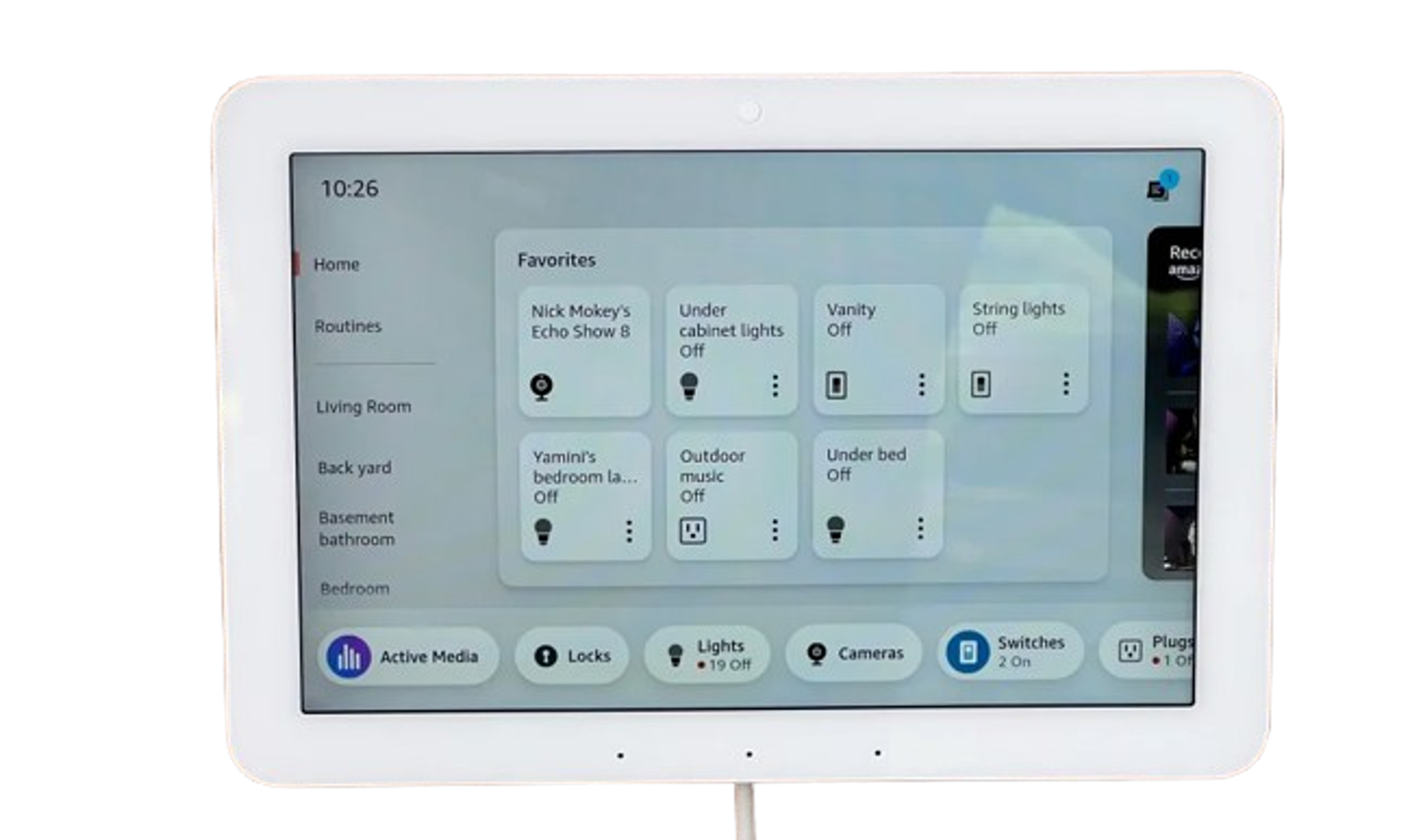 Echo Hub | 8” smart home control panel with Alexa