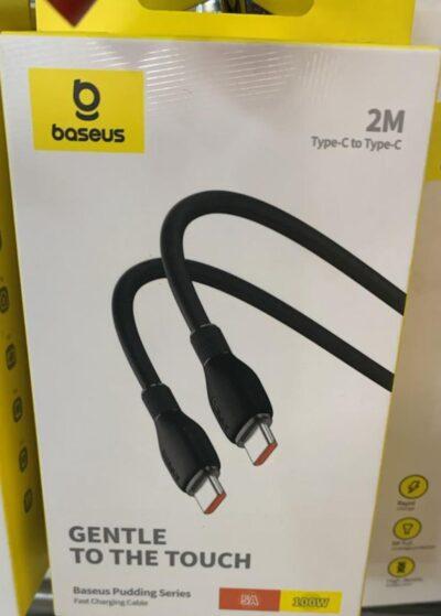 BASEUS TYPE-C TO TYPE-C 2M 100W | Color Available: BLACK & WHITE