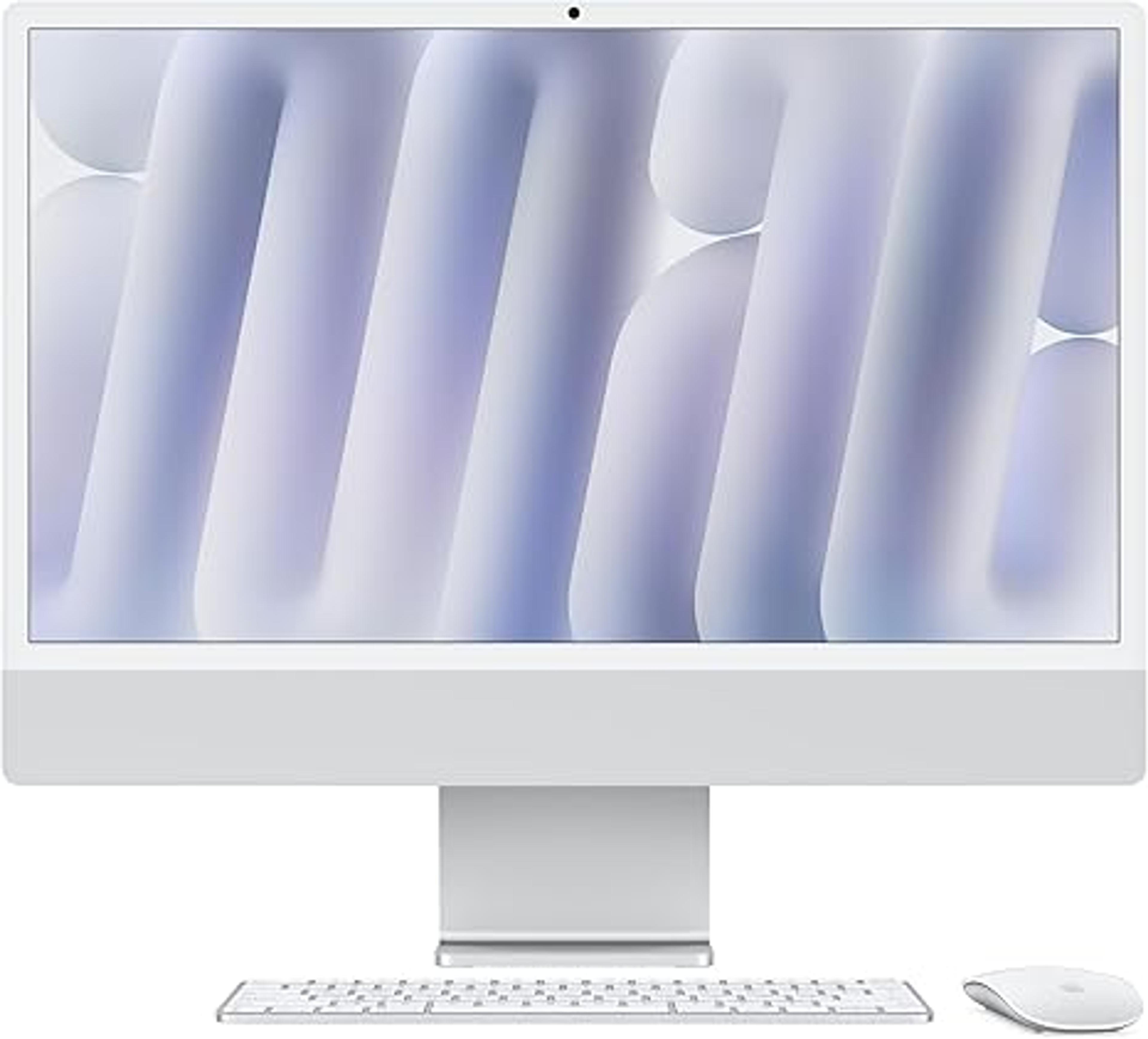 24′ Apple iMac M4 Silver Nano Glass | 10 Core CPU 10 Core GPU | 32GB RAM 2TB SSD | 2024