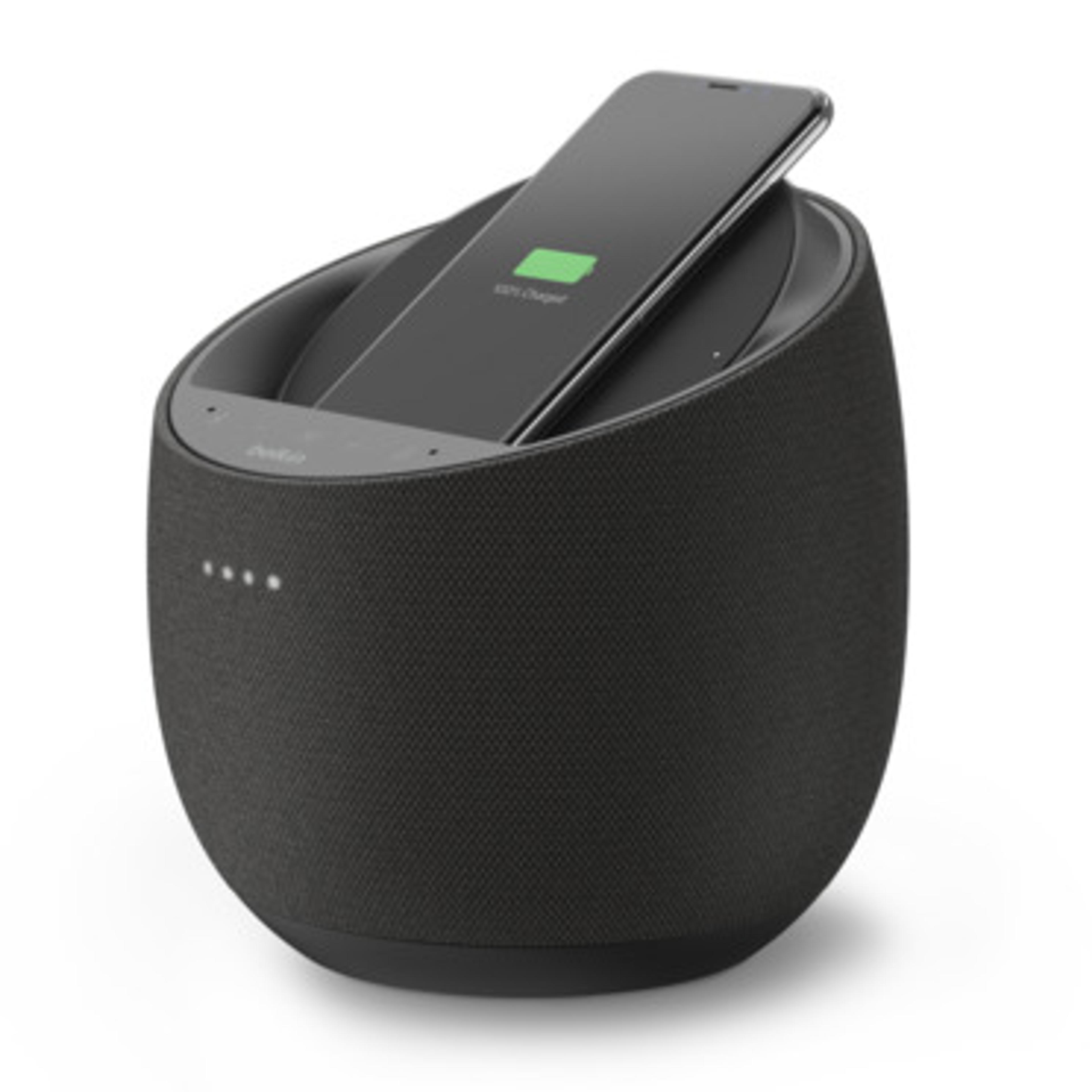 Belkin Hi-Fi Smart Speaker + Wireless Charger – Black