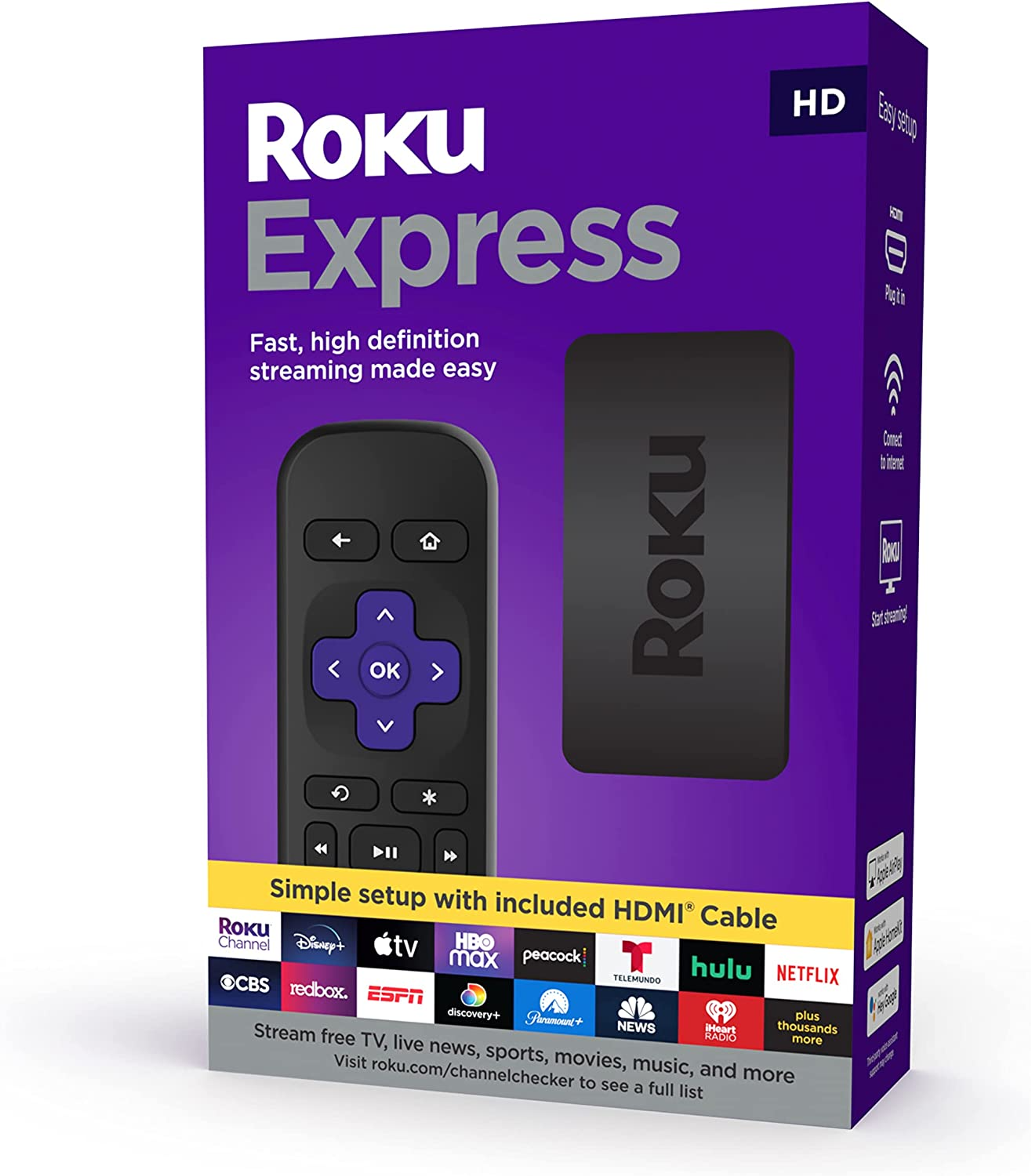 Roku Express | HD Streaming Media Device