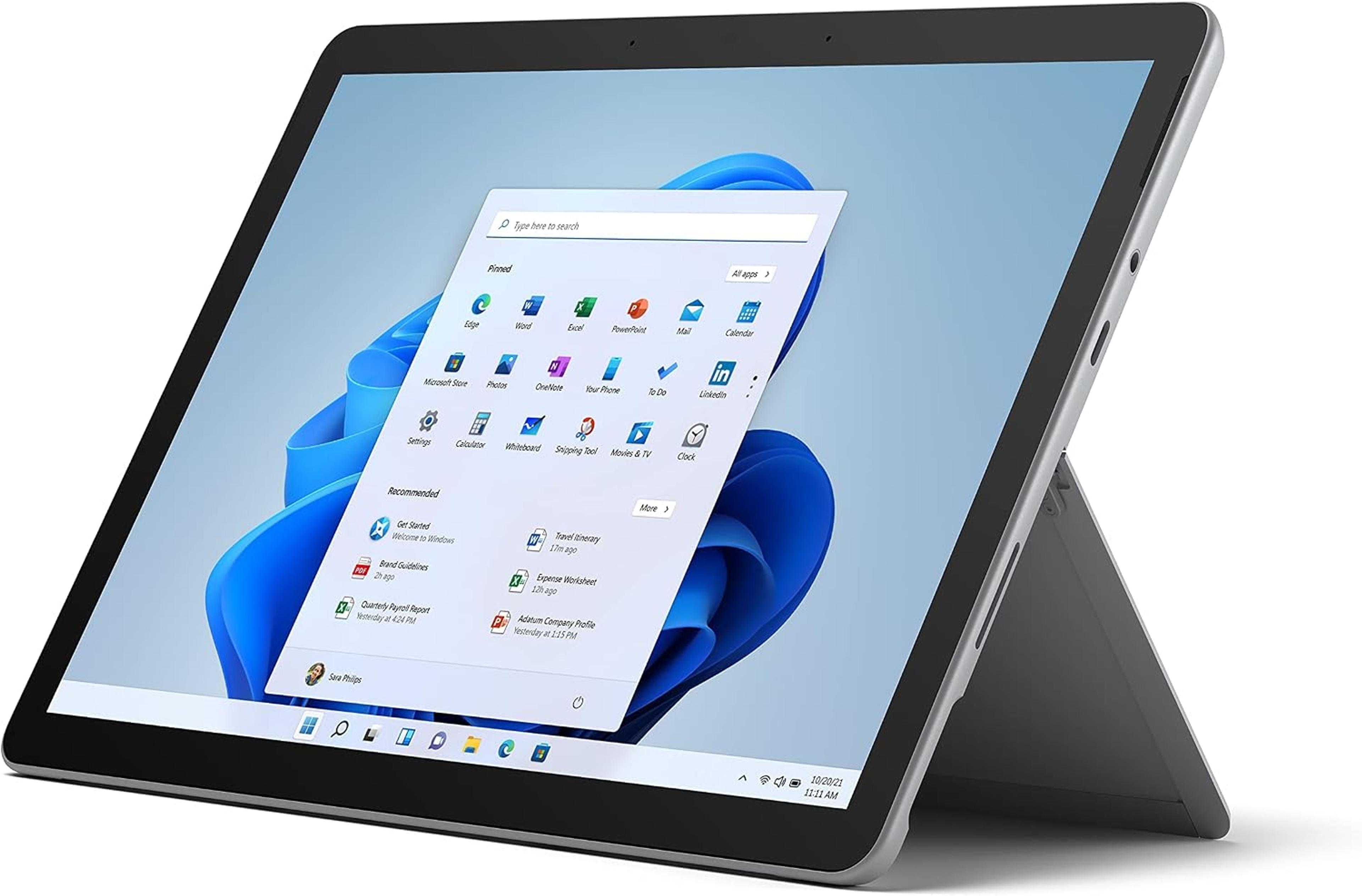 Microsoft Surface Go 3 10.5-inch 2-in-1 – 10th Gen Intel Core i3-10100Y, 8GB RAM, 128GB SSD, Touchscreen & Platinum Finish