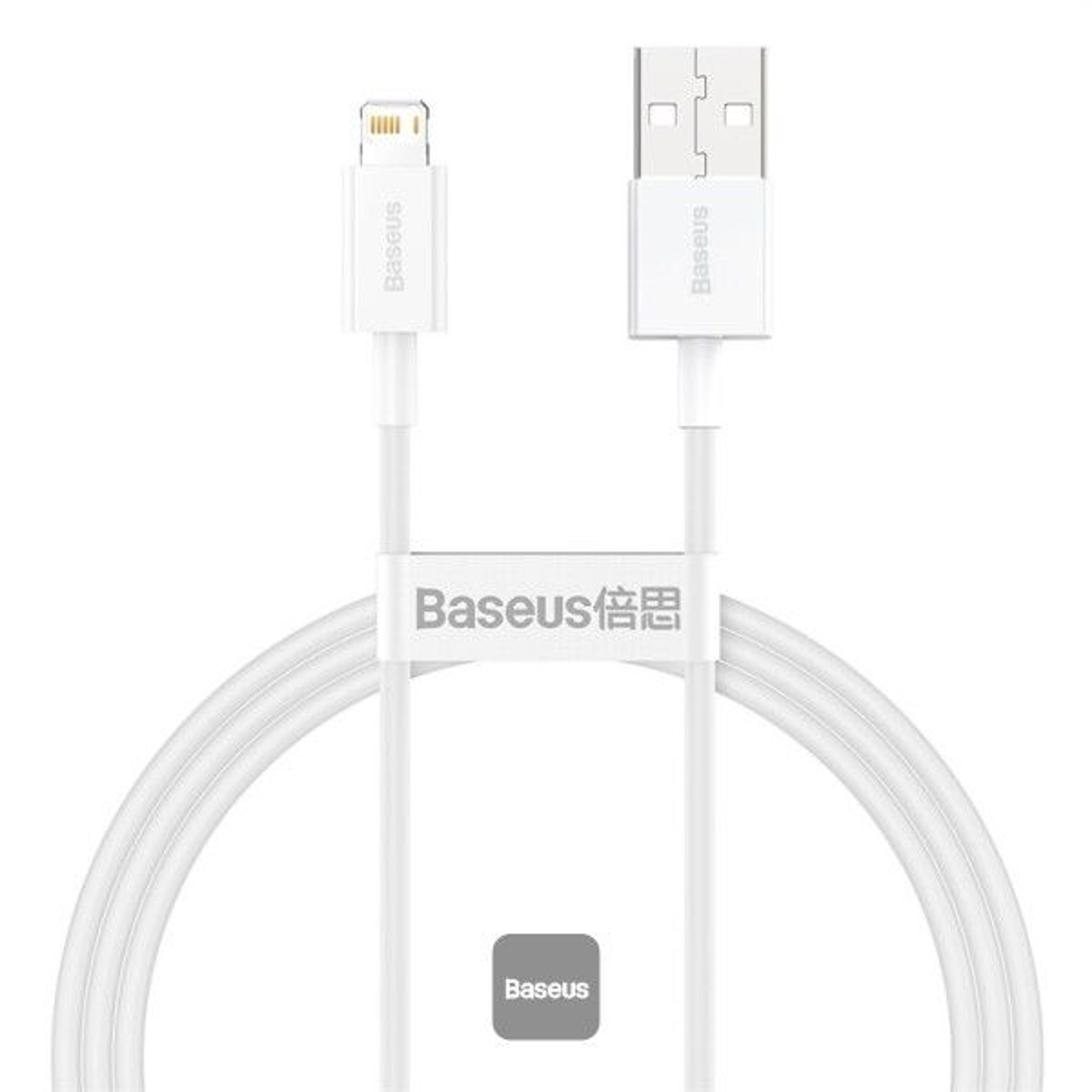 Baseus Superior Series Fast Charging & Data Transfer Cable USB-A to Lightning 1m – White