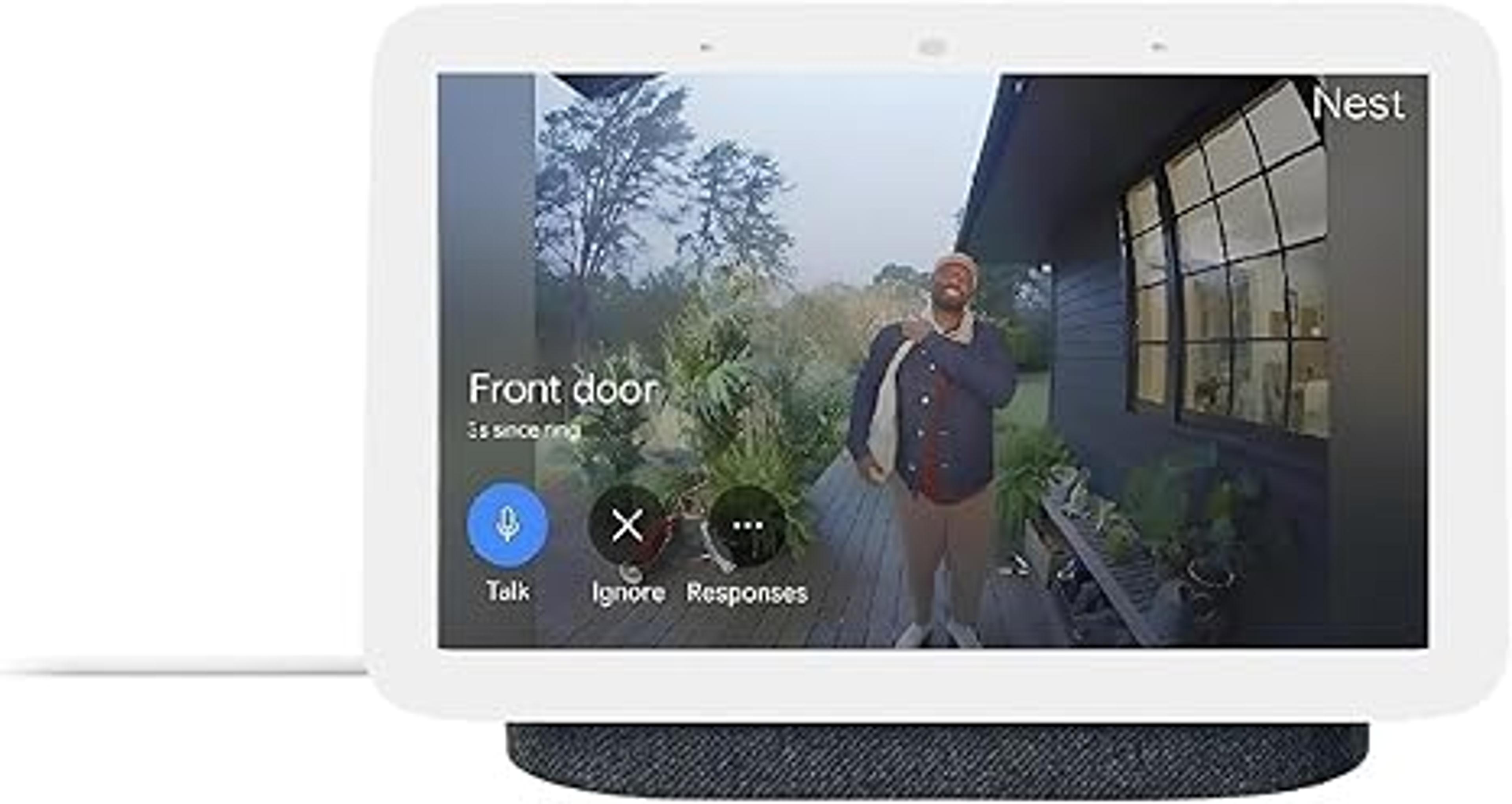 Google Nest Hub 2nd Gen | color Available" White & Charcoal