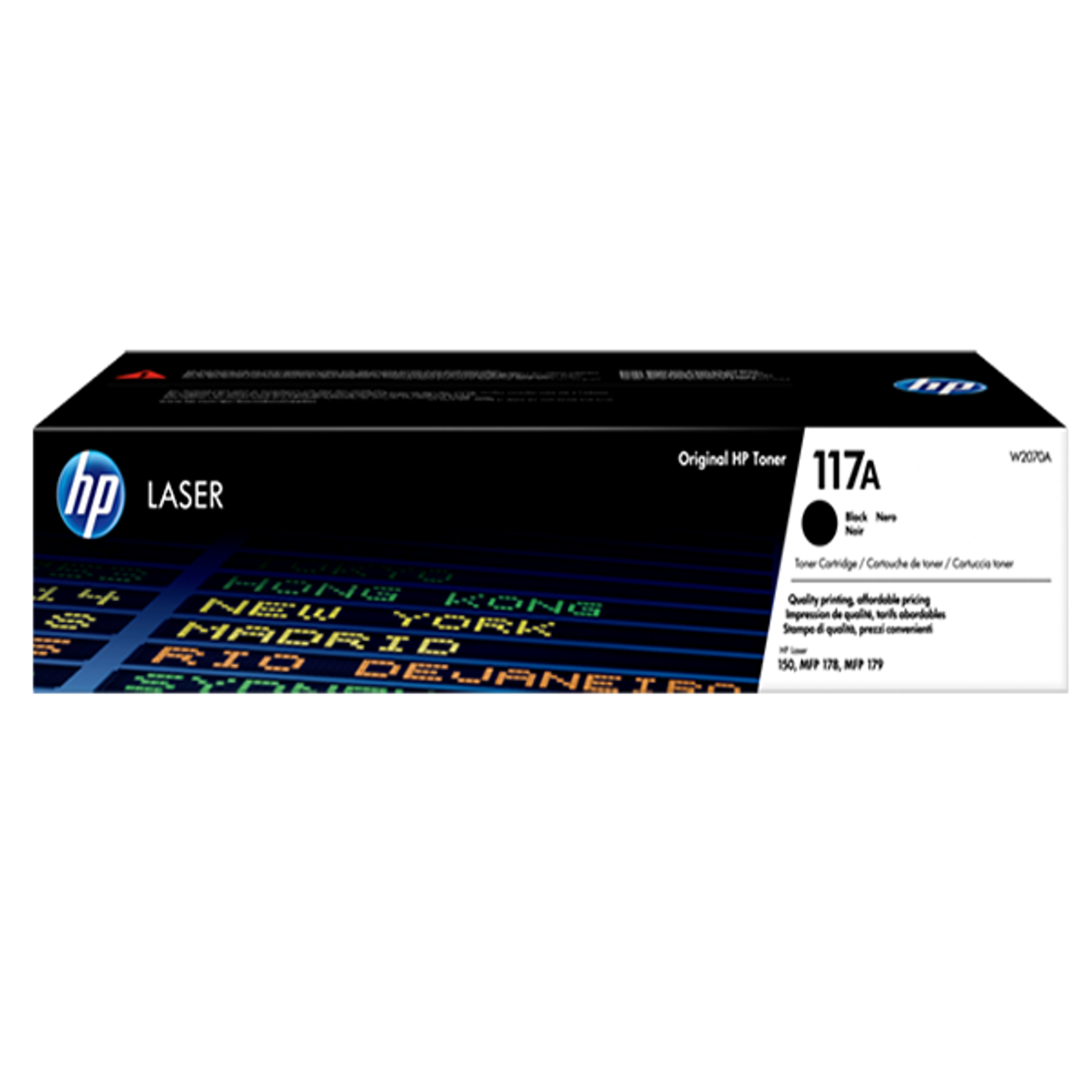 HP 117A Original Laser Toner Cartridge, Black