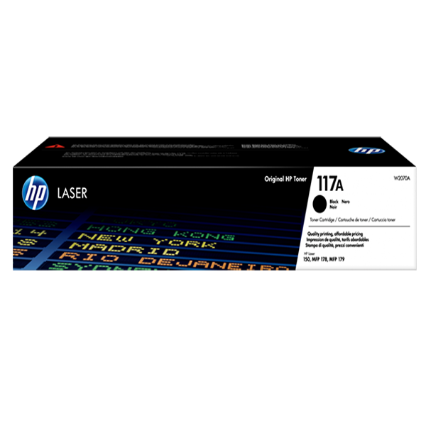 HP 117A Original Laser Toner Cartridge, Black