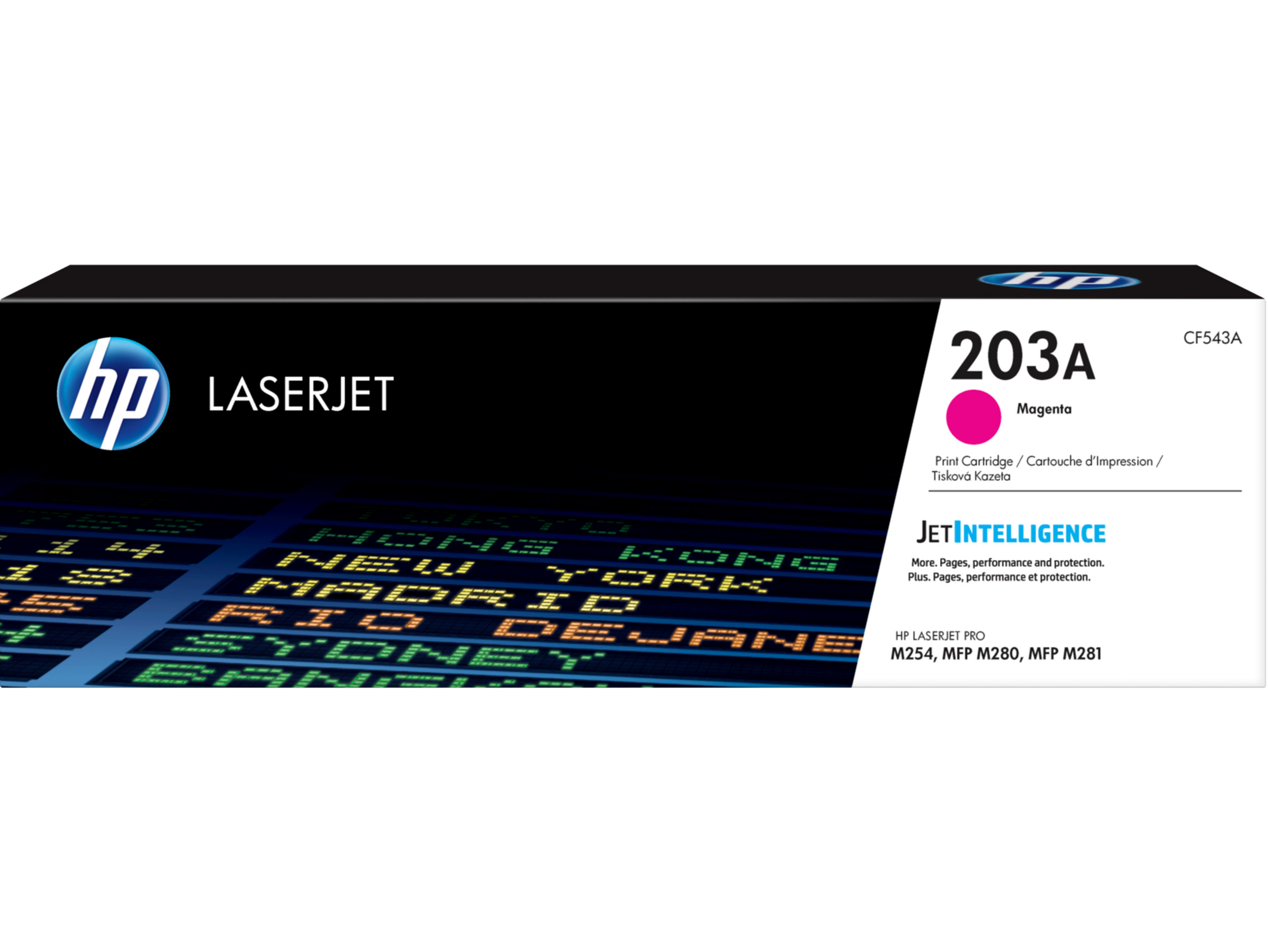 HP 203A Original LaserJet Toner Cartridge, Black
