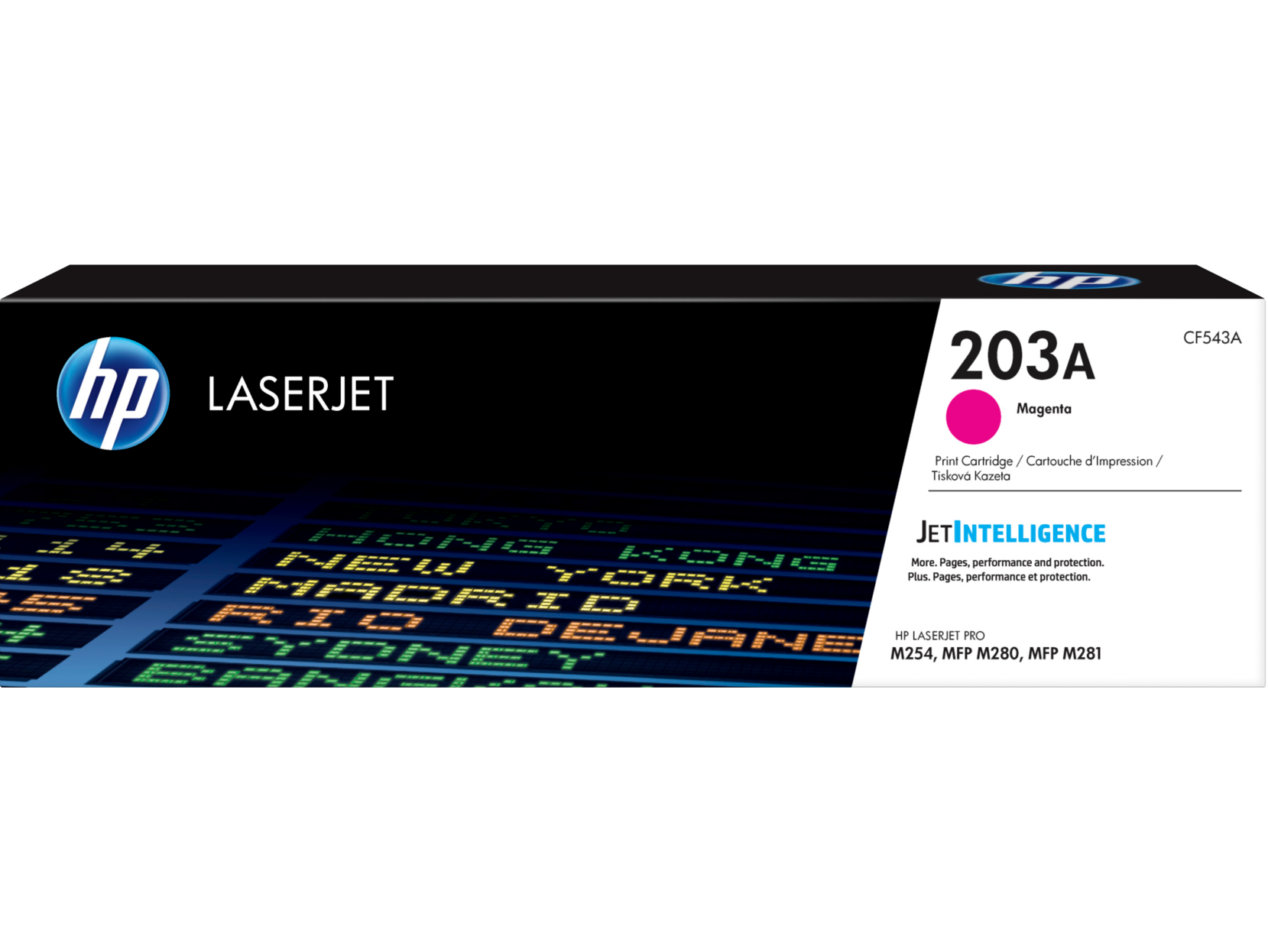 HP 203A Original LaserJet Toner Cartridge, Black