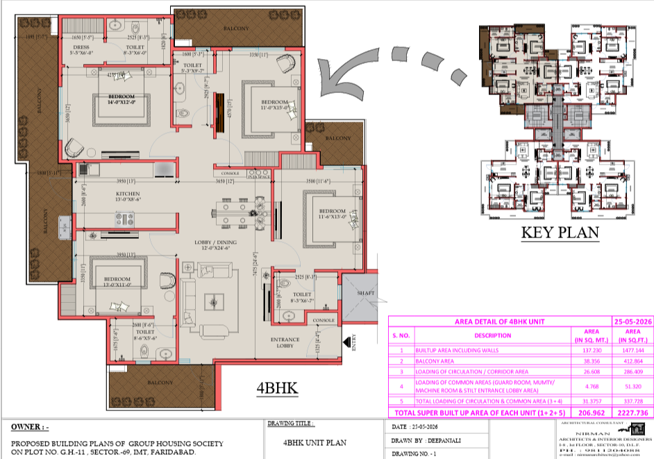 4 BHK Ultra Luxury Apartment - Sector 69