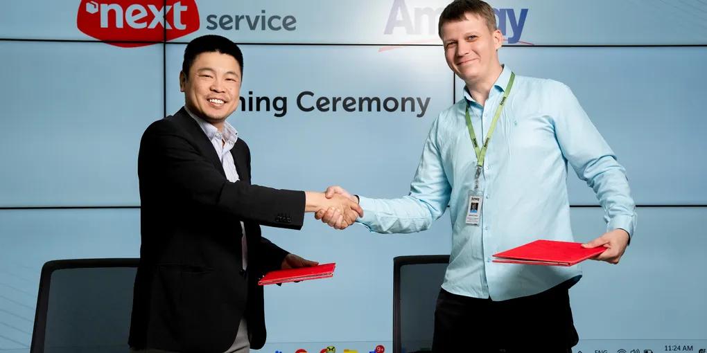 “Next service” LLC reaches definite agreement with “Amway Kazakhstan”