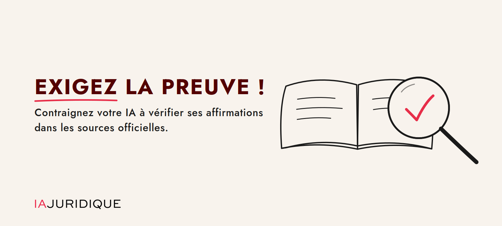 Focus sur l'importance de vérifier