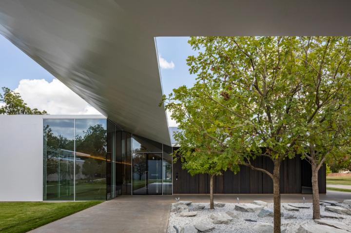West Courtyard looking into the West Entrance
