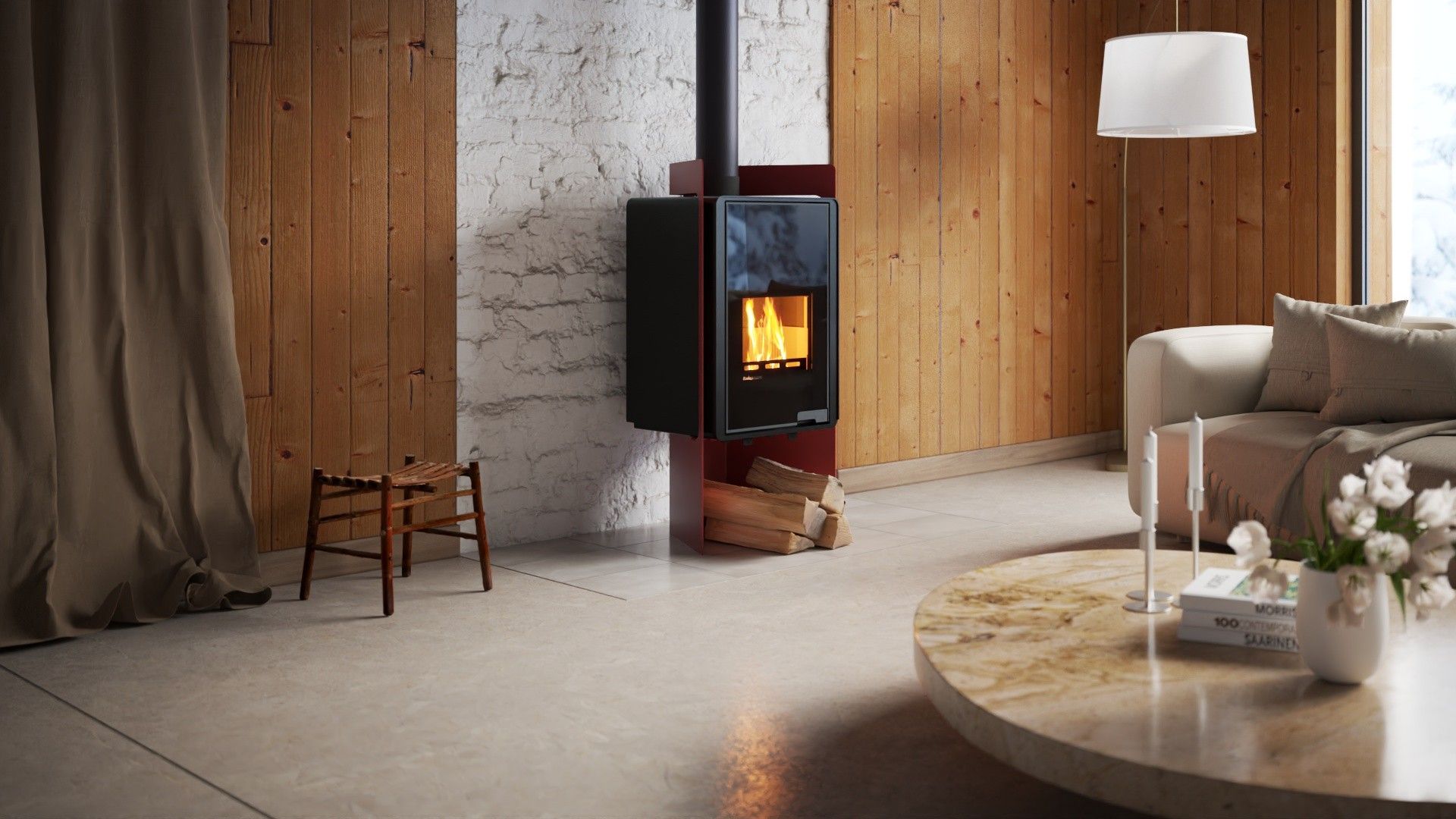 Krbová kamna FLAMINGO DELUXE ® PULAU 6