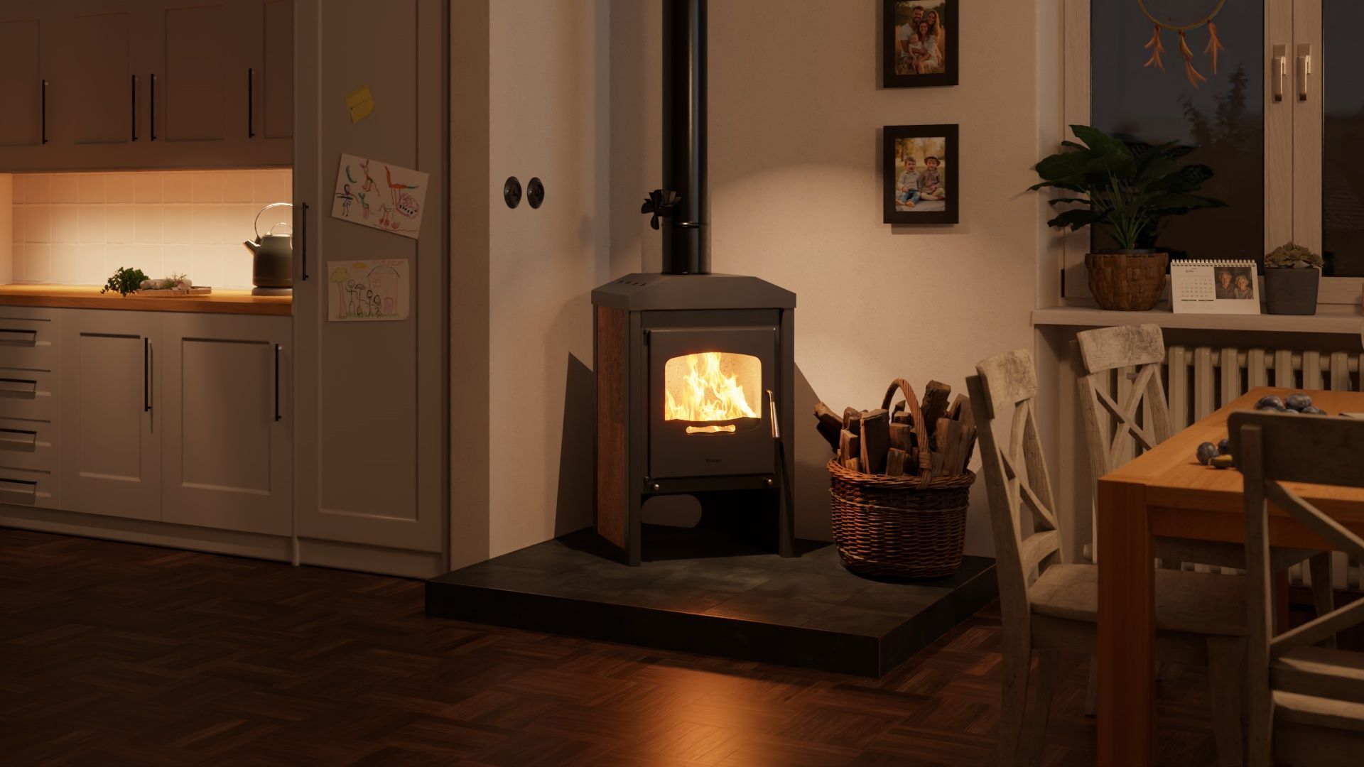 Krbová kamna FLAMINGO ® VEGA 21