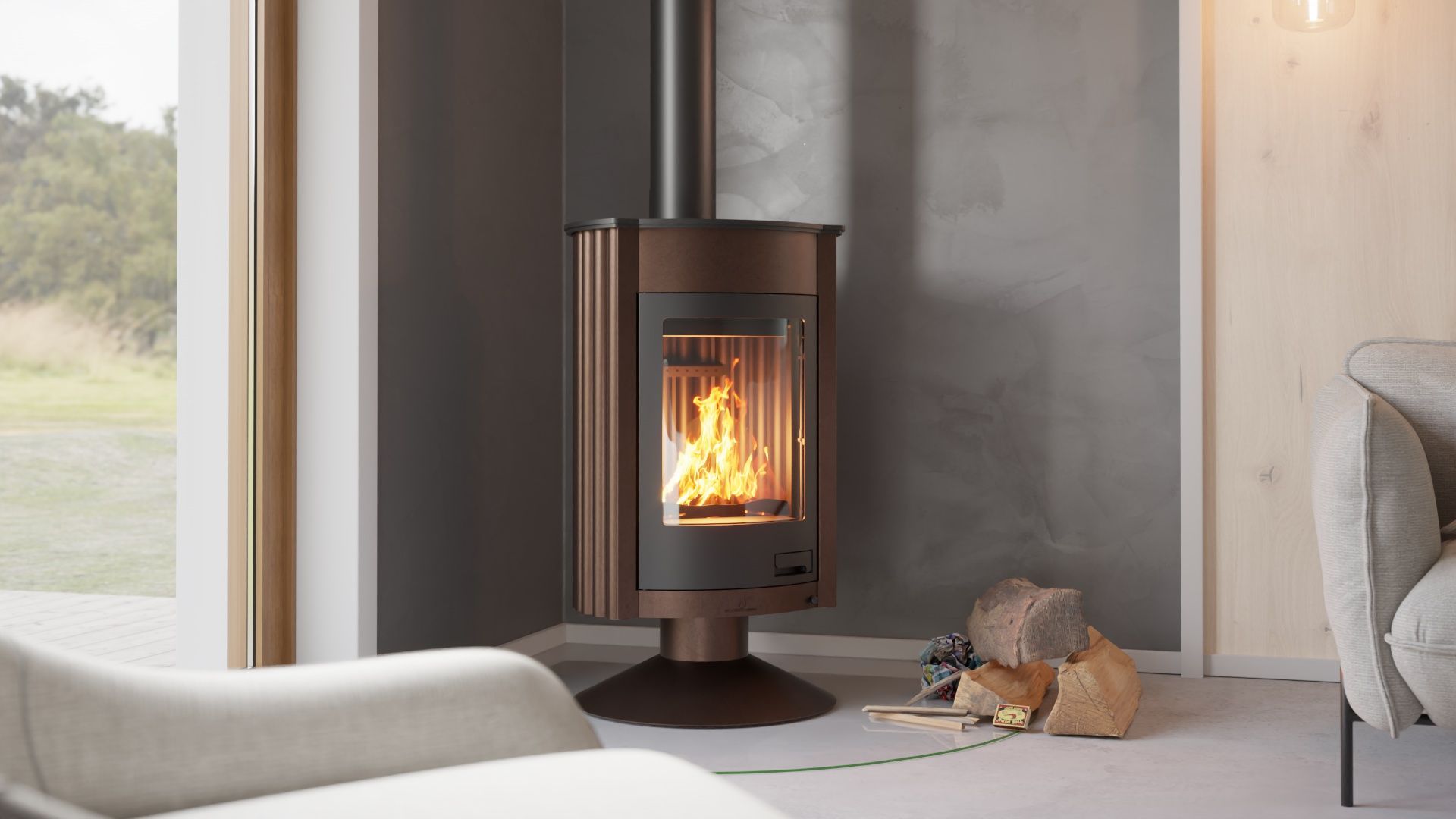 Krbová kamna MASTERFLAMME ® Medie II 19