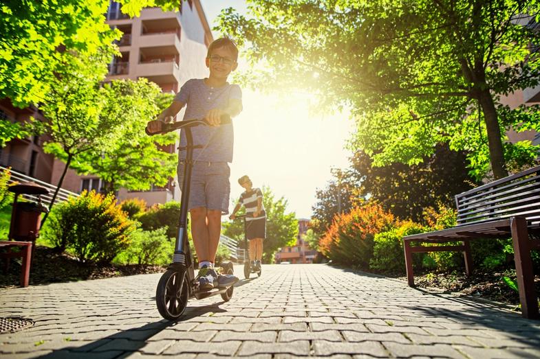 écoquartier et trottinette électrique