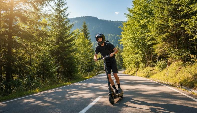 man driving augment agaru smart on road