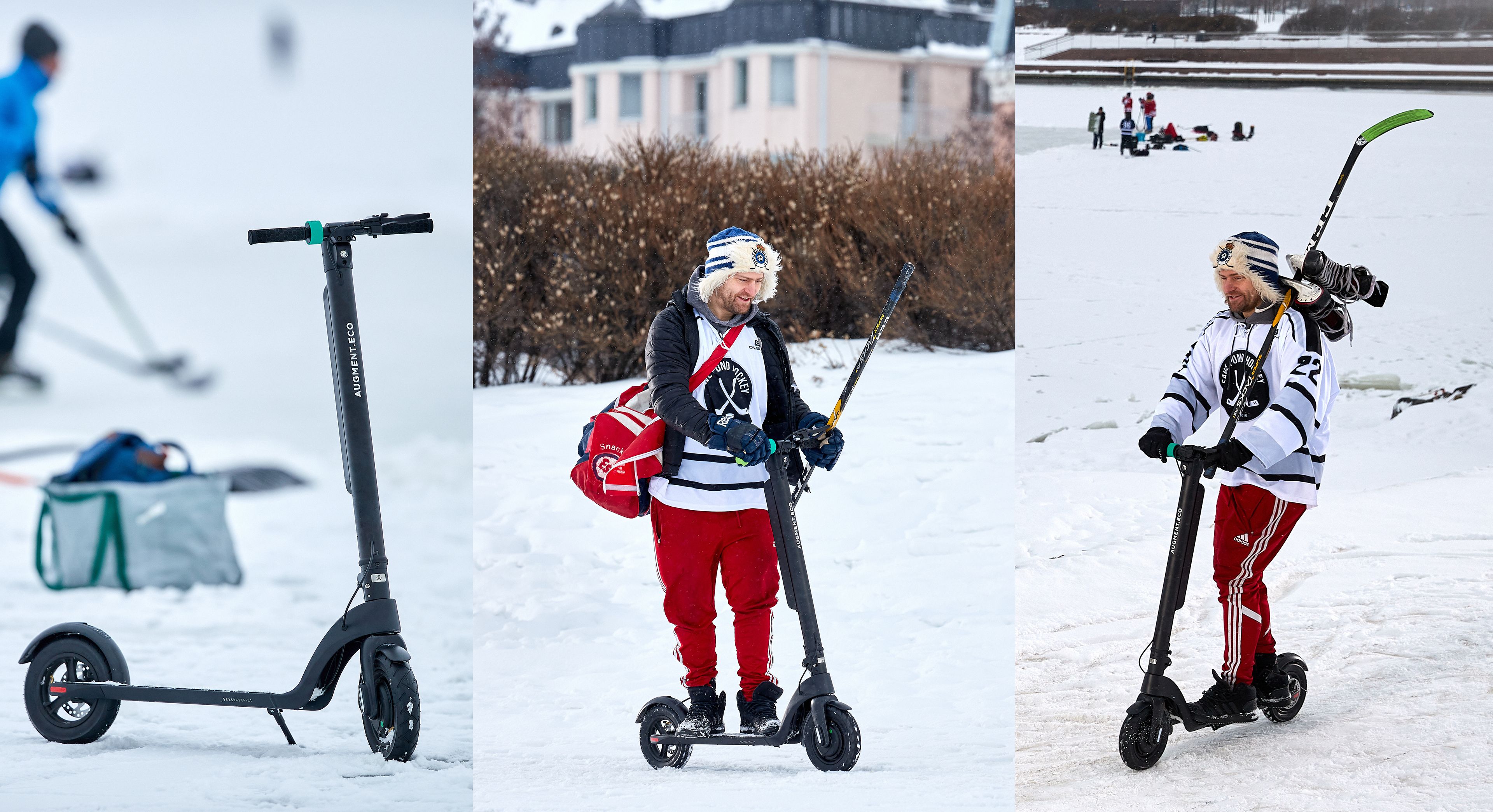 monopattino elettrico augment neve  pioggia monopattini elettrici monopattino elettrico Augment ES210LR ES210 es210lr  smogfree senza smog mobilità elettrica mobilità mobilitàsmart  monopattino su neve monopattino con pioggia uso monopattino