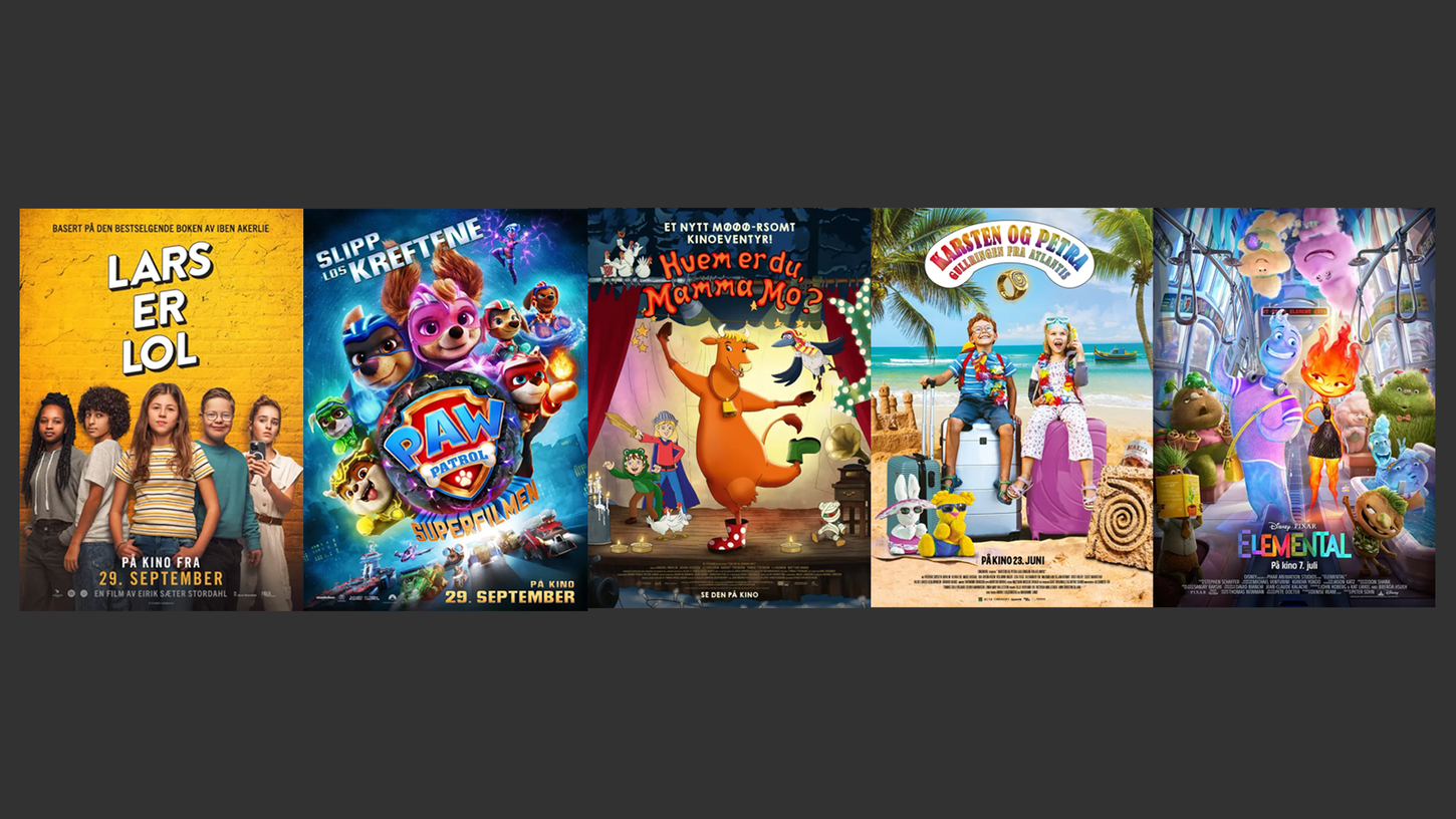 Forskjellige postere for forskjellige filmer