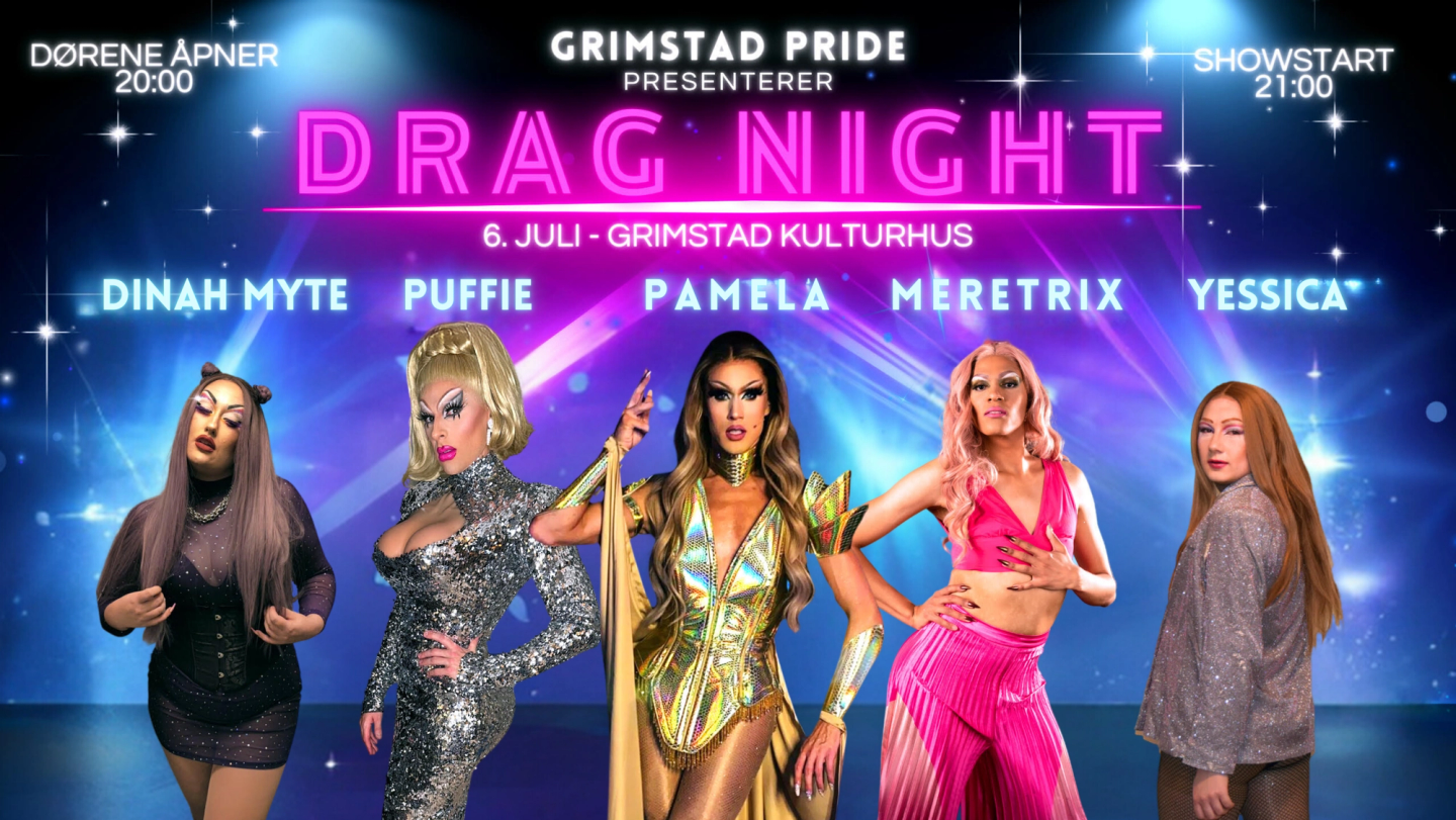 Grimstad Pride: Drag Night! 