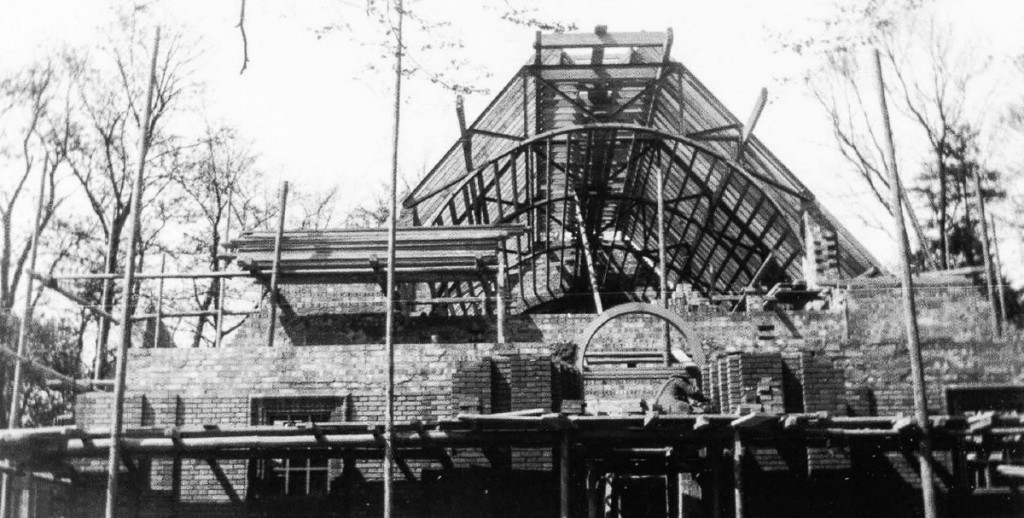 Chapel construction in 1925 