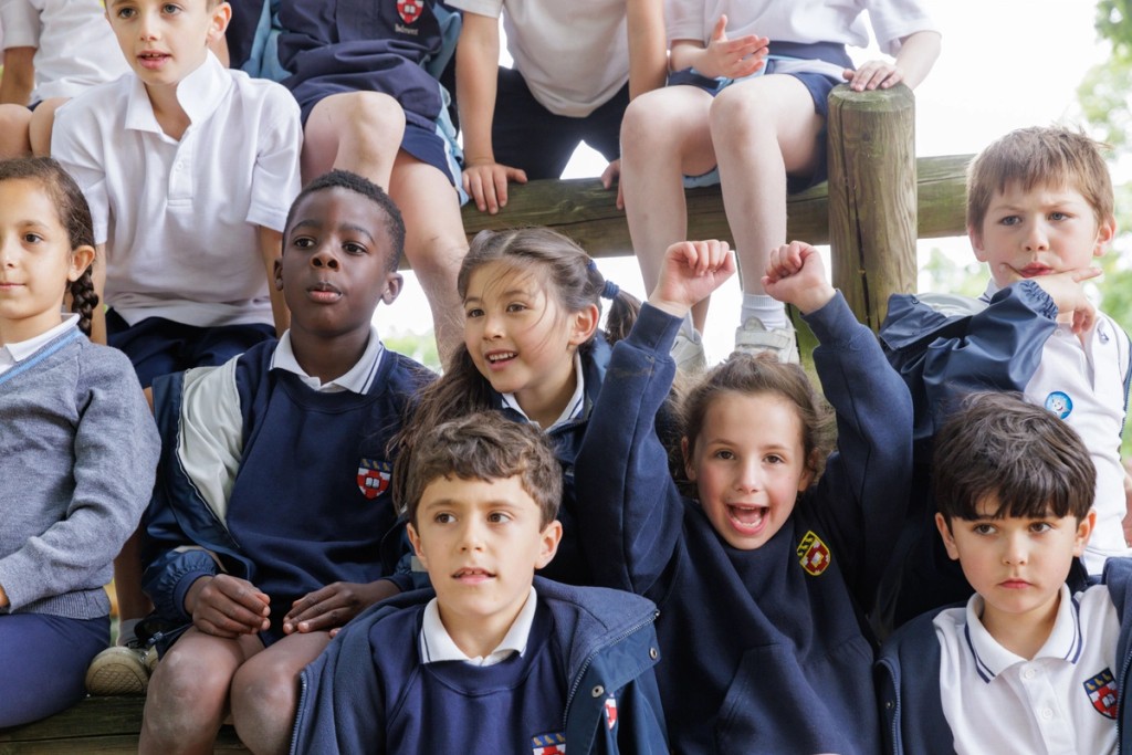 Belmont mill hill prep pupils outdoors 