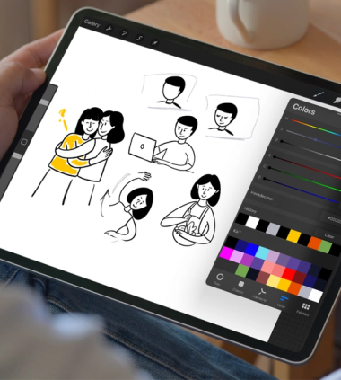 Playful illustrations and subtle animations bring warmth and personality to the interface.