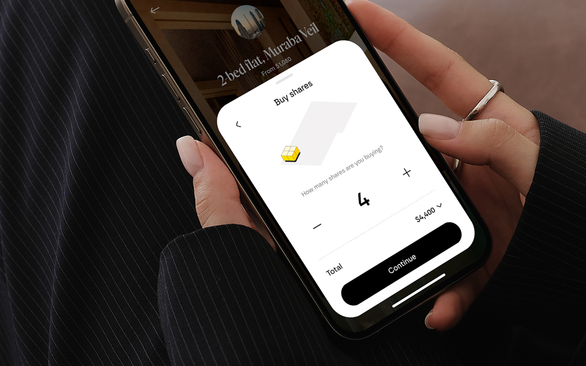 Tiles app in hands