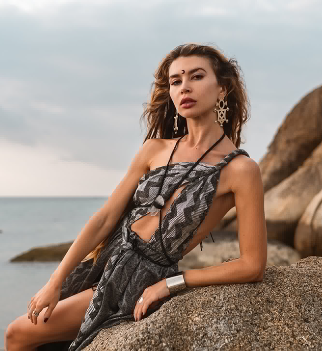 Woman on the beach