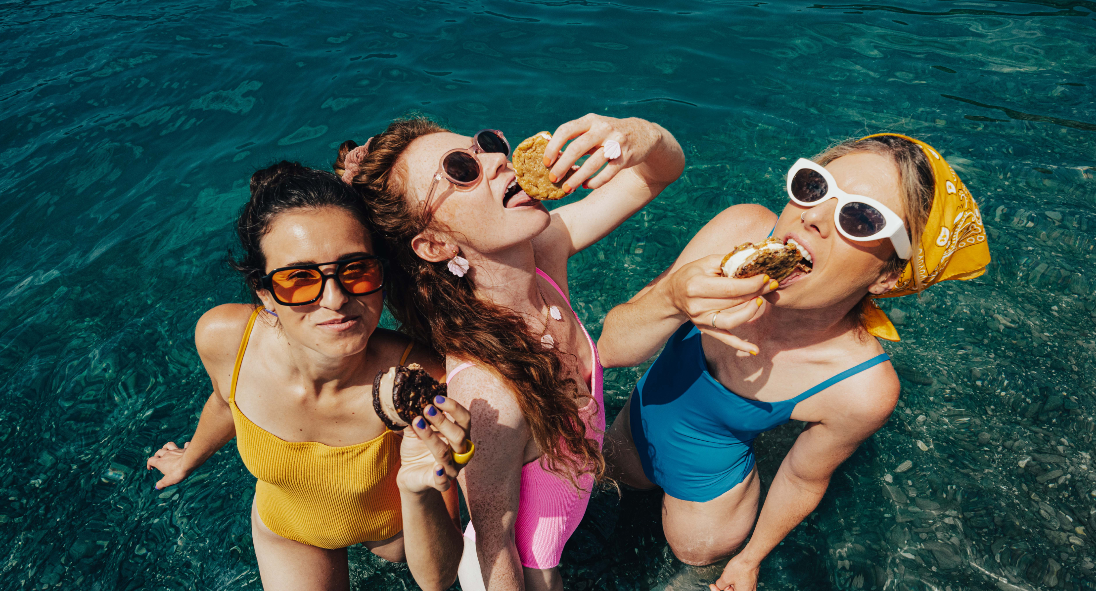 Women eating ice cream