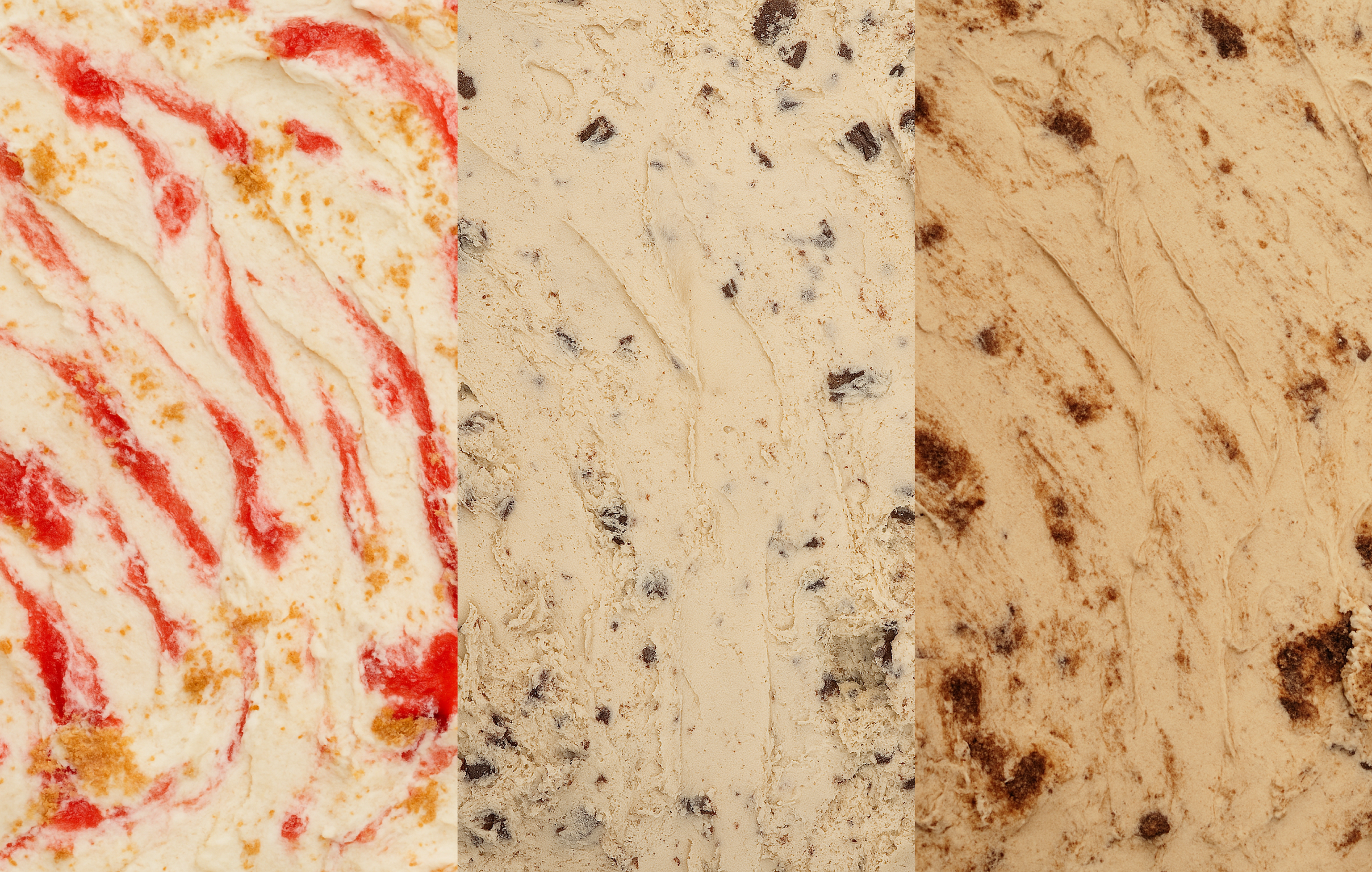 3 types of ice cream