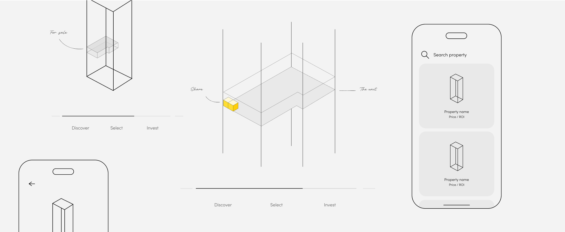 App wireframes