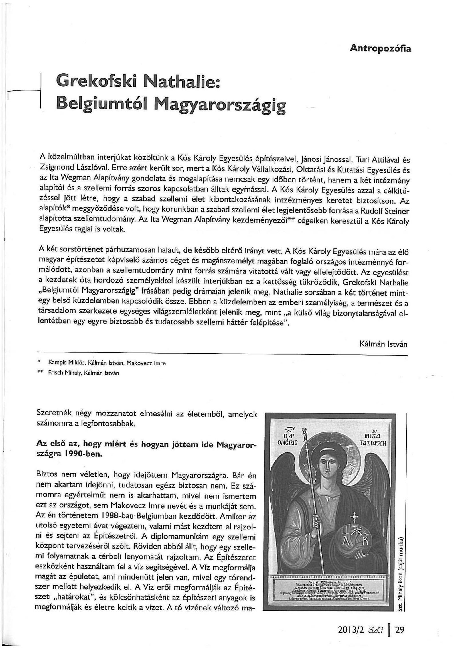 “From Belgium to Hungary” — Szabad Gondolat - 1