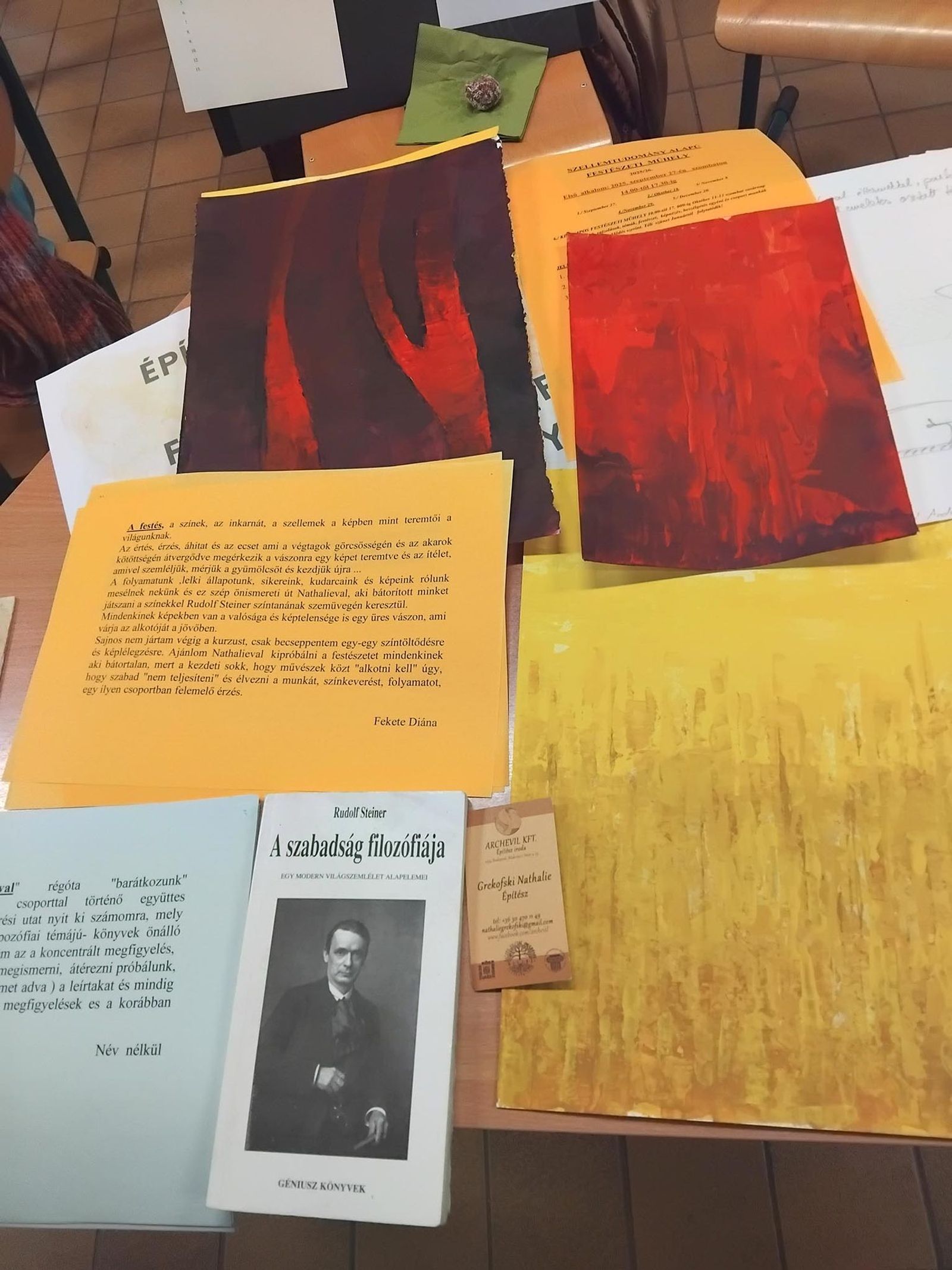 « La philosophie de la liberté » — atelier spirituel avec eurythmie, 2026–27 - 2