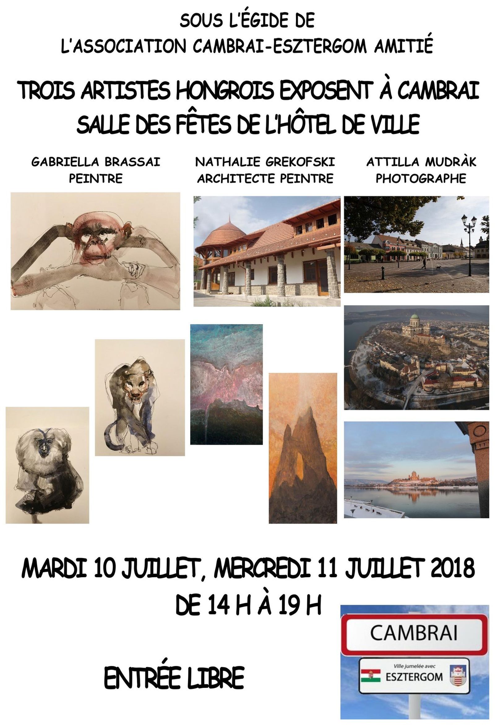 Three Hungarian artists in Cambrai — group exhibition - 1