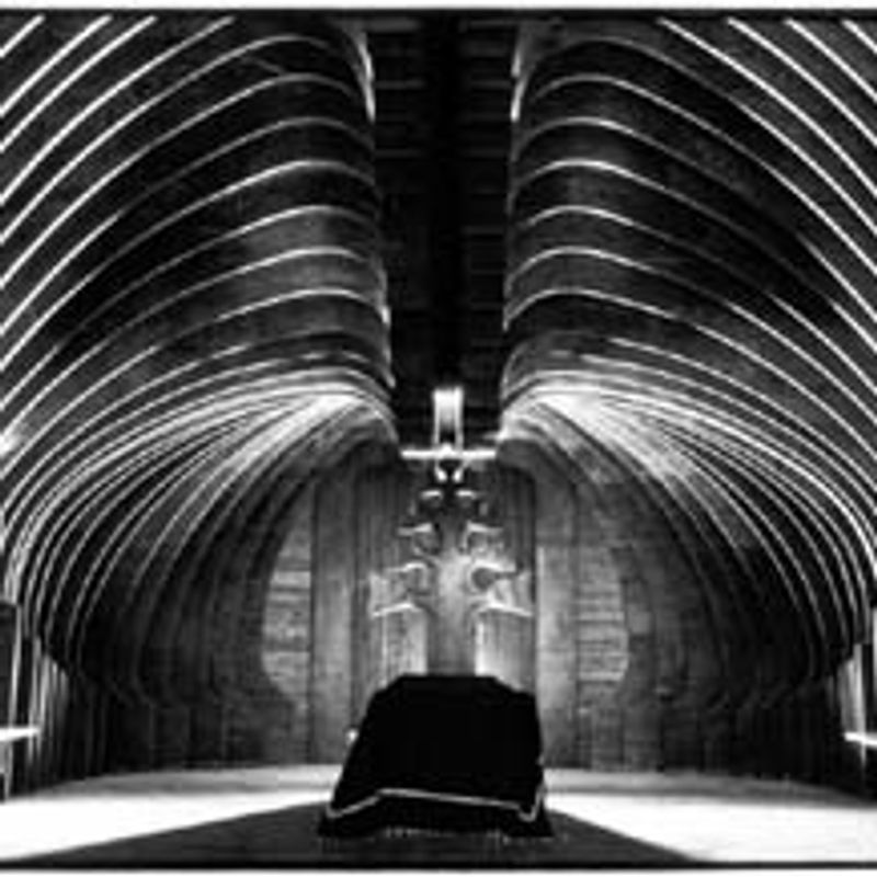 Farkasrét Mortuary Chapel and Imre Makovecz's grave
