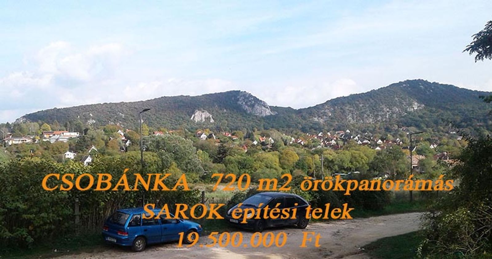 Building plot for sale — Csobánka - 2