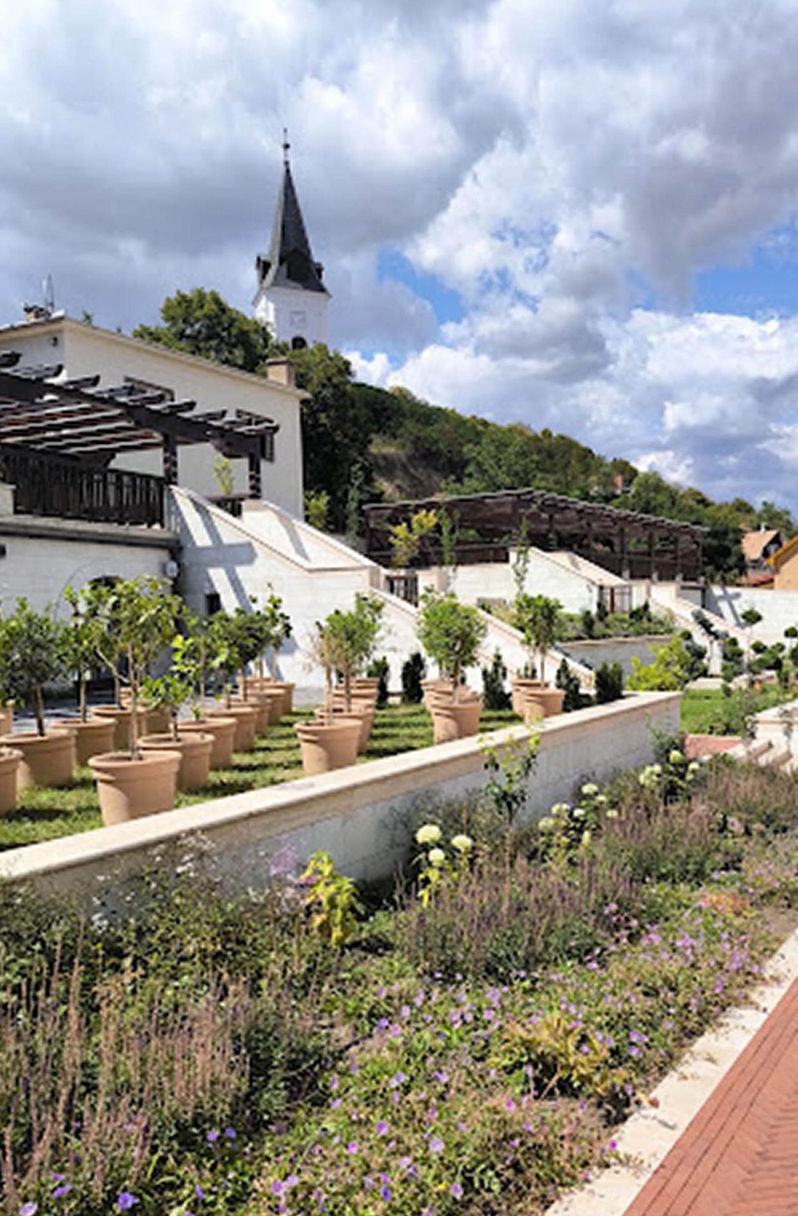 Constructions de jardin d'un bâtiment d'accueil à Tokaj - 2